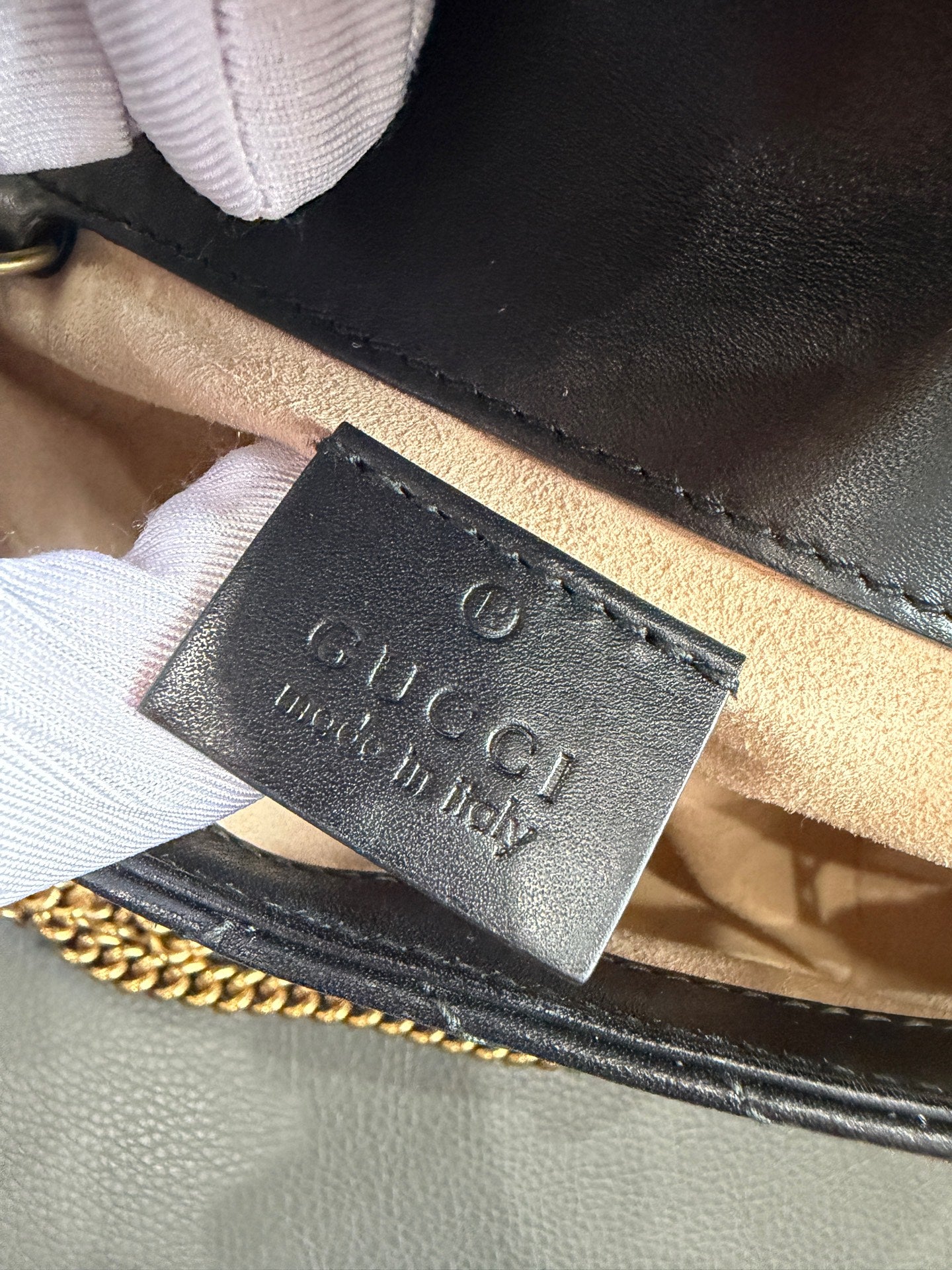 Gucci - GG Marmont Matelassé Mini Bag - Leather - Black - (mini)