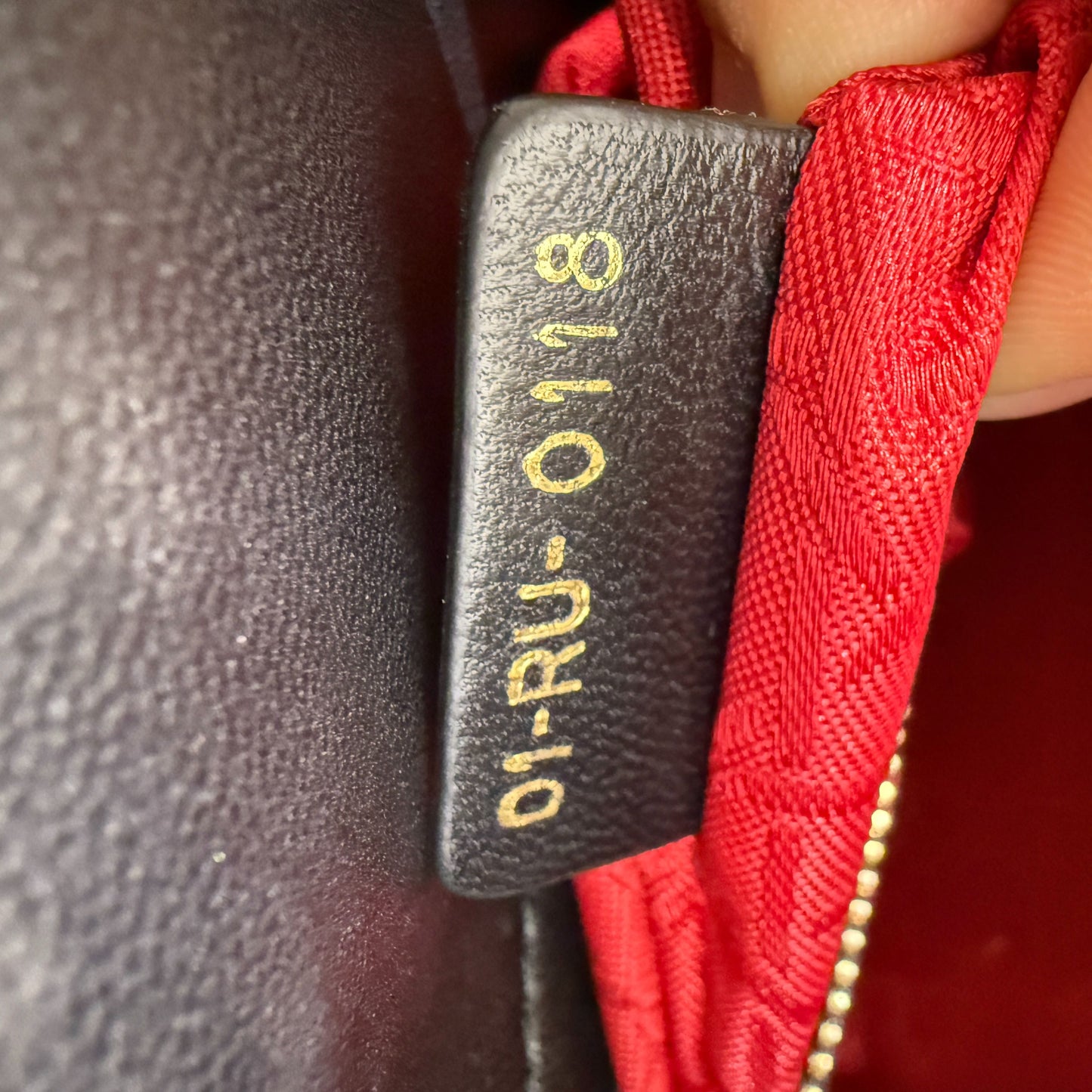 Dior - Lady Dior - Lambskin leather - Black - (small)