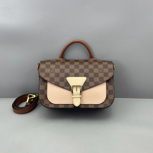 Louis Vuitton - Pallas-style Satchel - Coated canvas with leather trim - Brown - (Small)