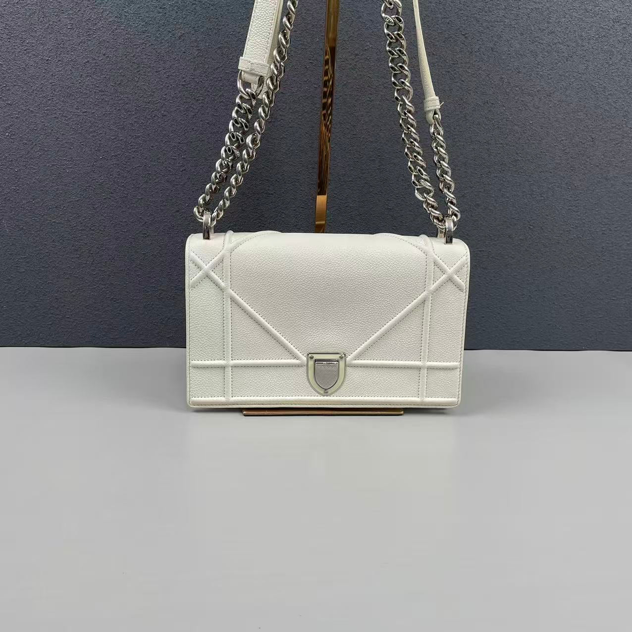 Dior - Diorama - Leather - White - (small)