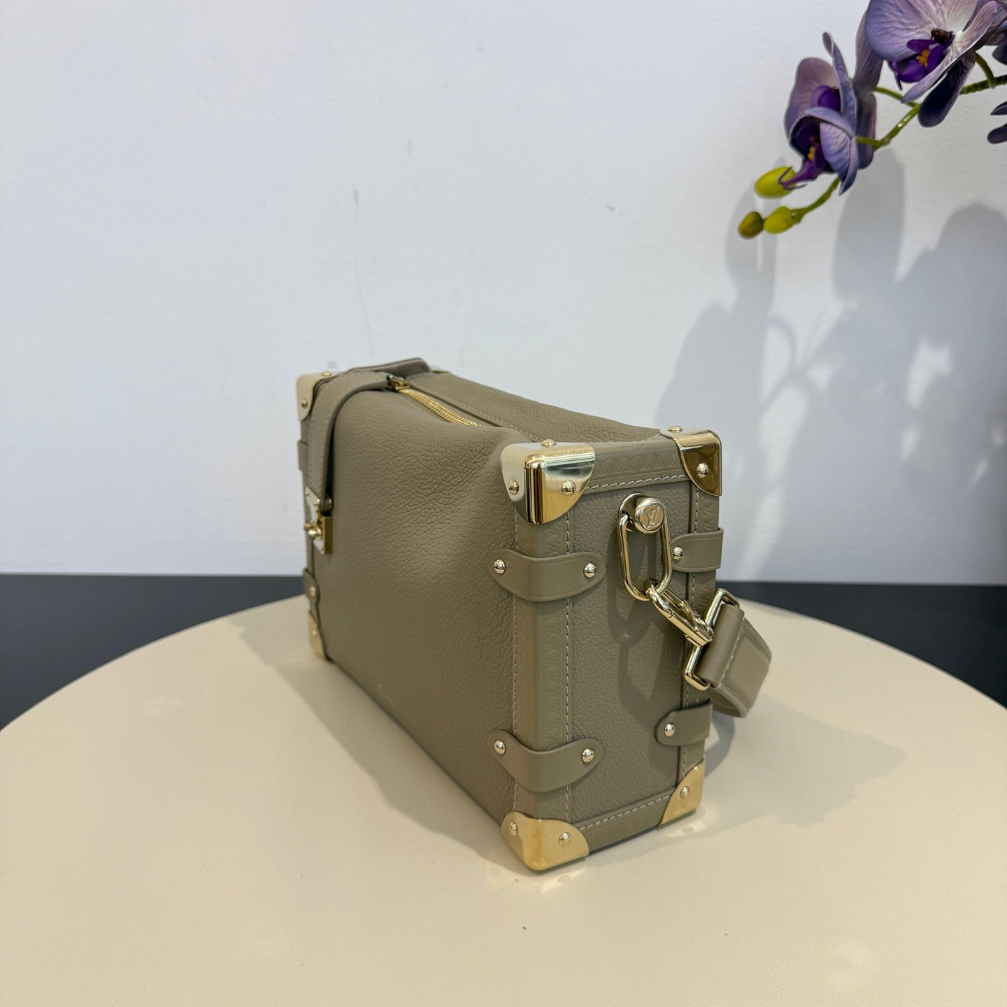 Louis Vuitton - Side Trunk - Grained leather - Grey - (mini)