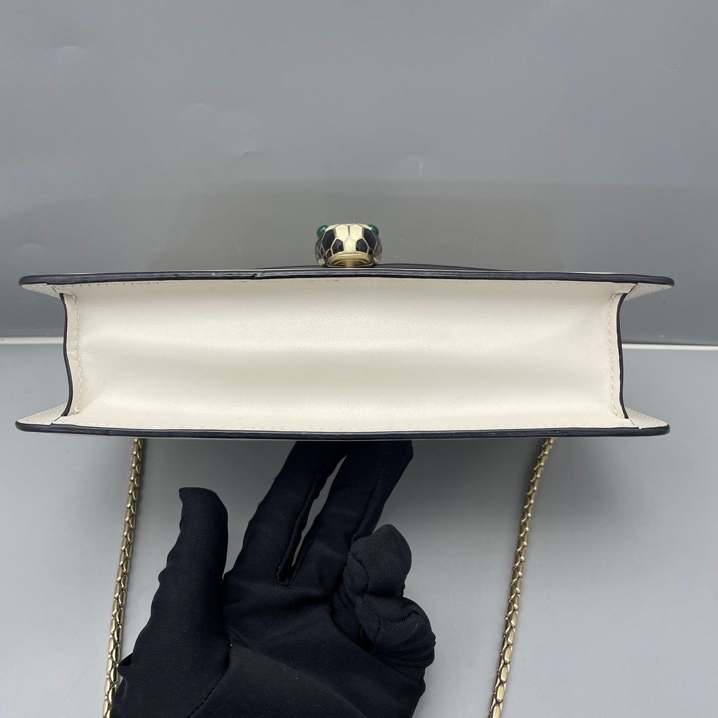 Bvlgari - Serpenti Forever - Leather - White - (small)