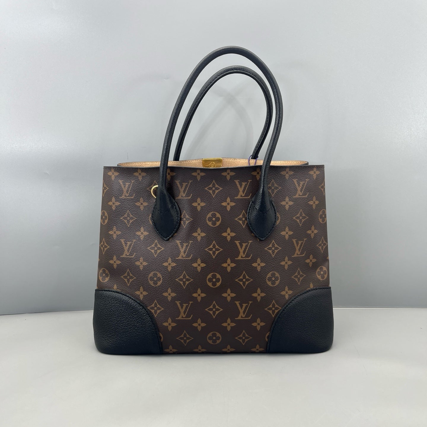 Louis Vuitton - Flandrin Tote - Monogram coated canvas with grained leather - Brown and Black - (Medium)
