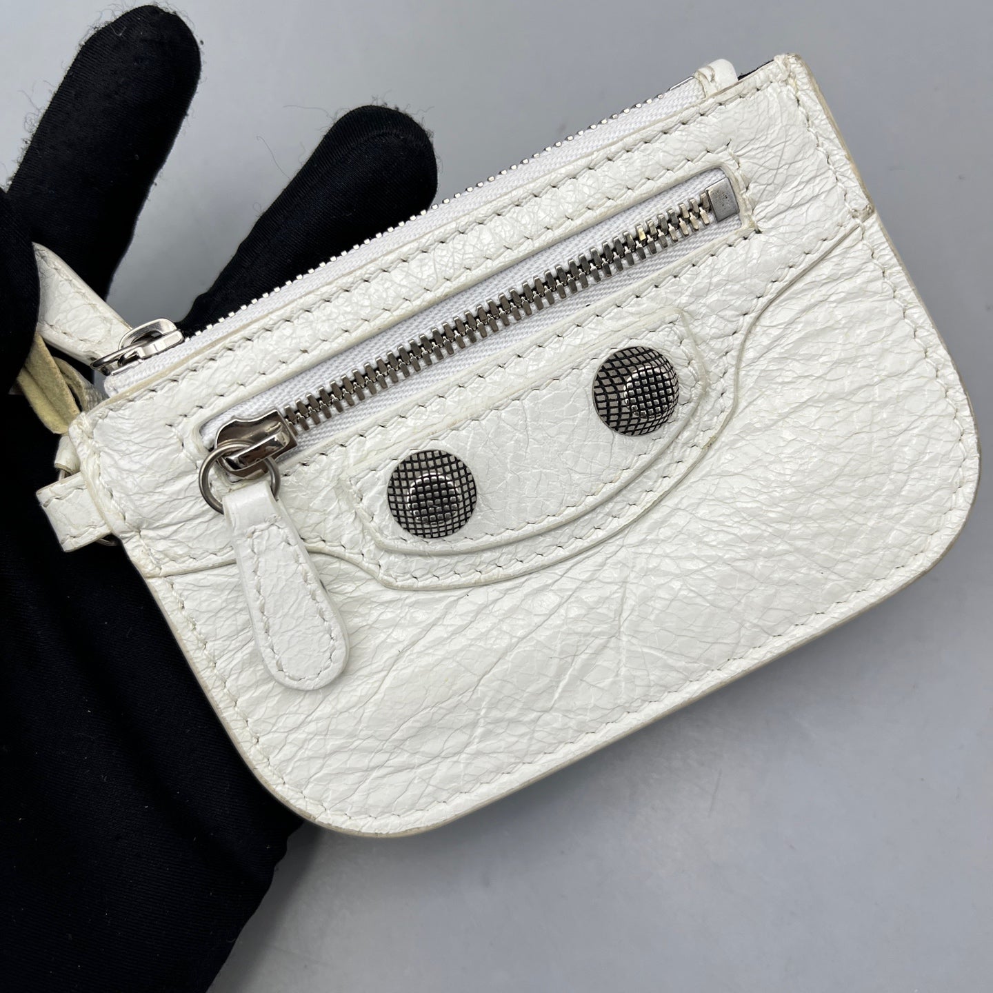Balenciaga - Le Cagole Mini Shoulder Bag - Leather - White - (mini)