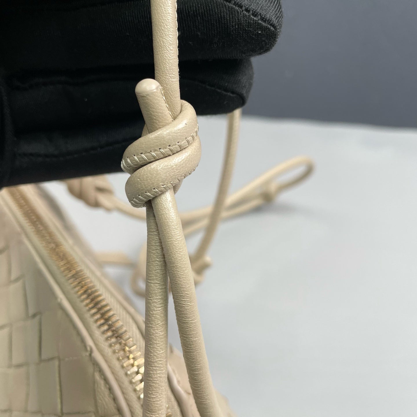 Bottega Veneta - Concert Mini Shell Bag - Leather - Beige - (mini)