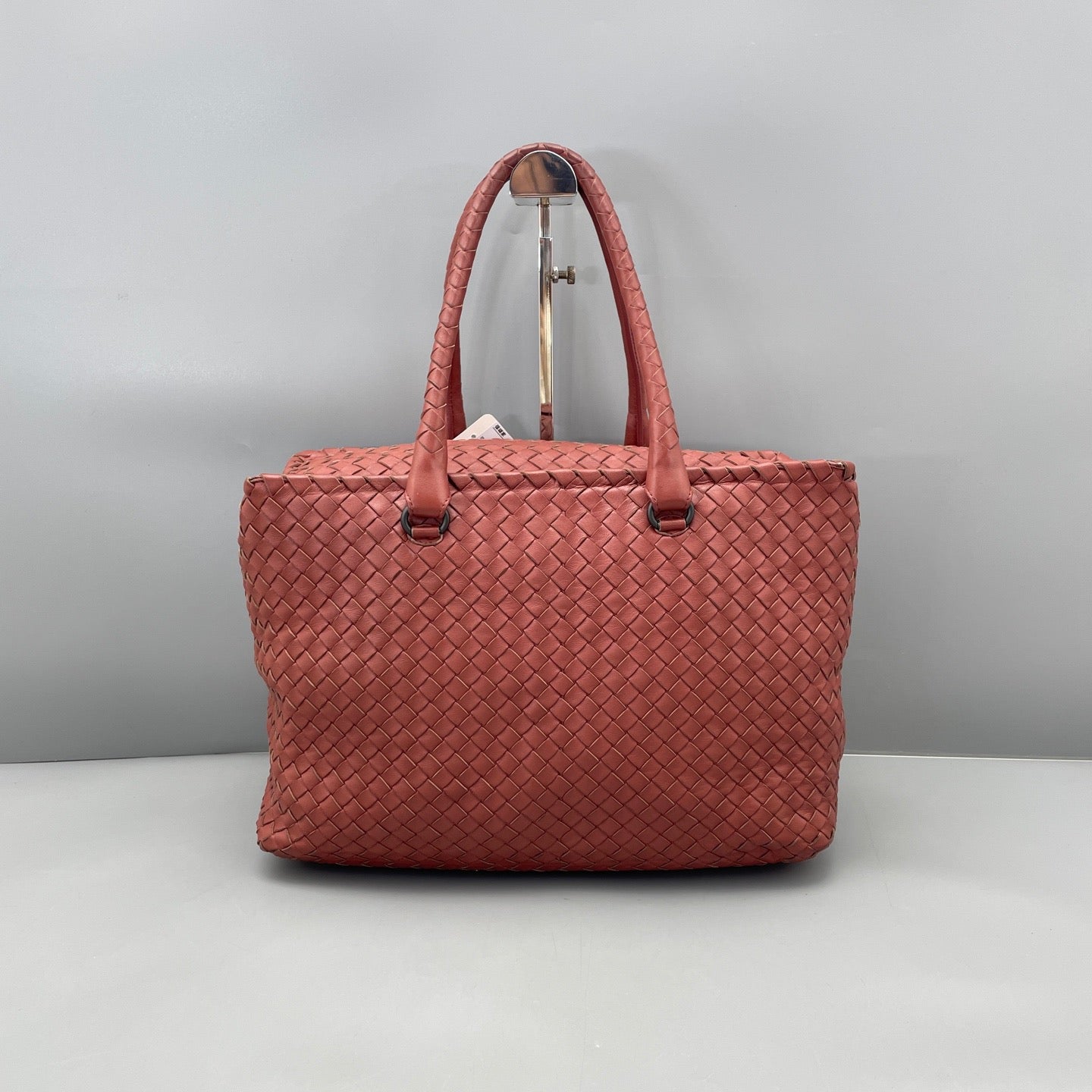 Bottega Veneta - Intrecciato Woven Tote A7012 - Lambskin leather - Red - (Medium)