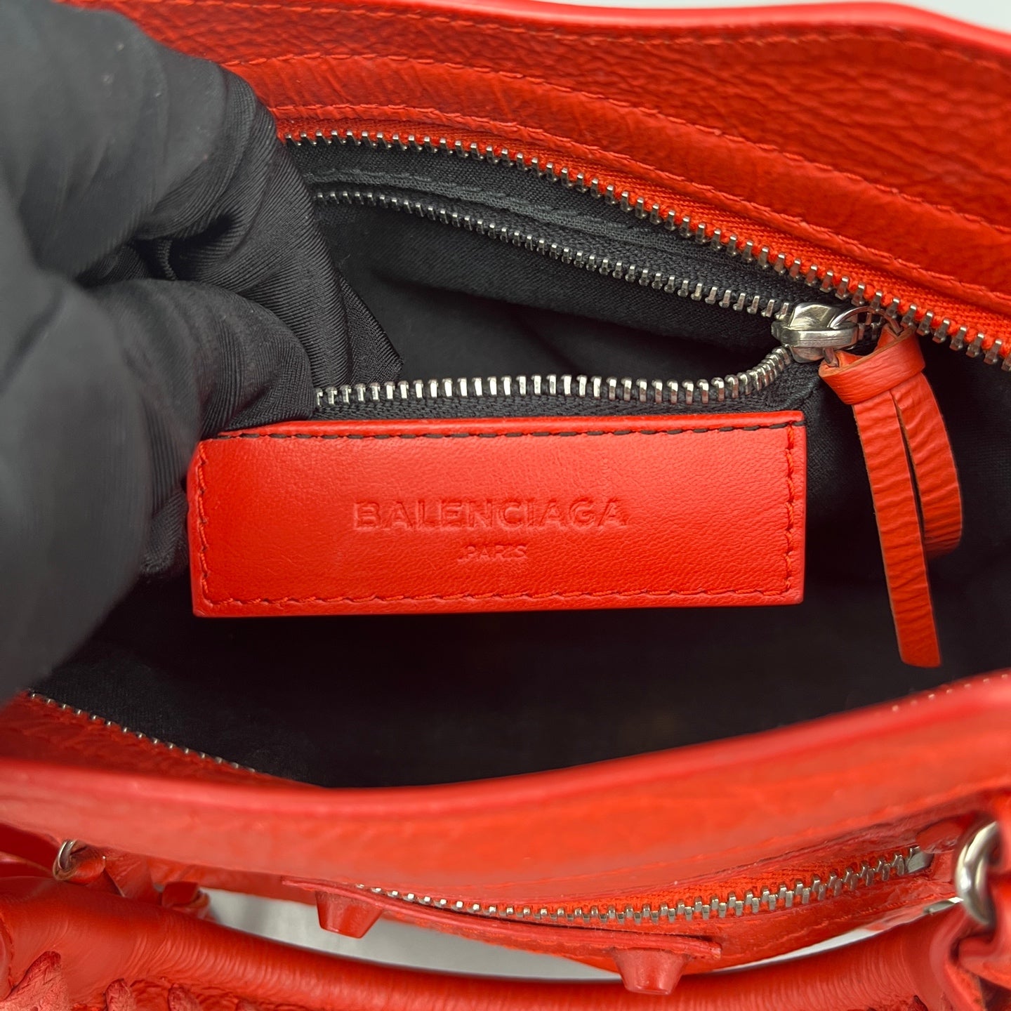 Balenciaga - City Mini - Lambskin leather - Orange - (mini)