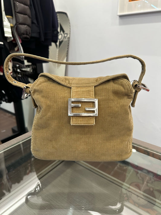 Fendi - Baguette - Corduroy - Yellow - (Medium)