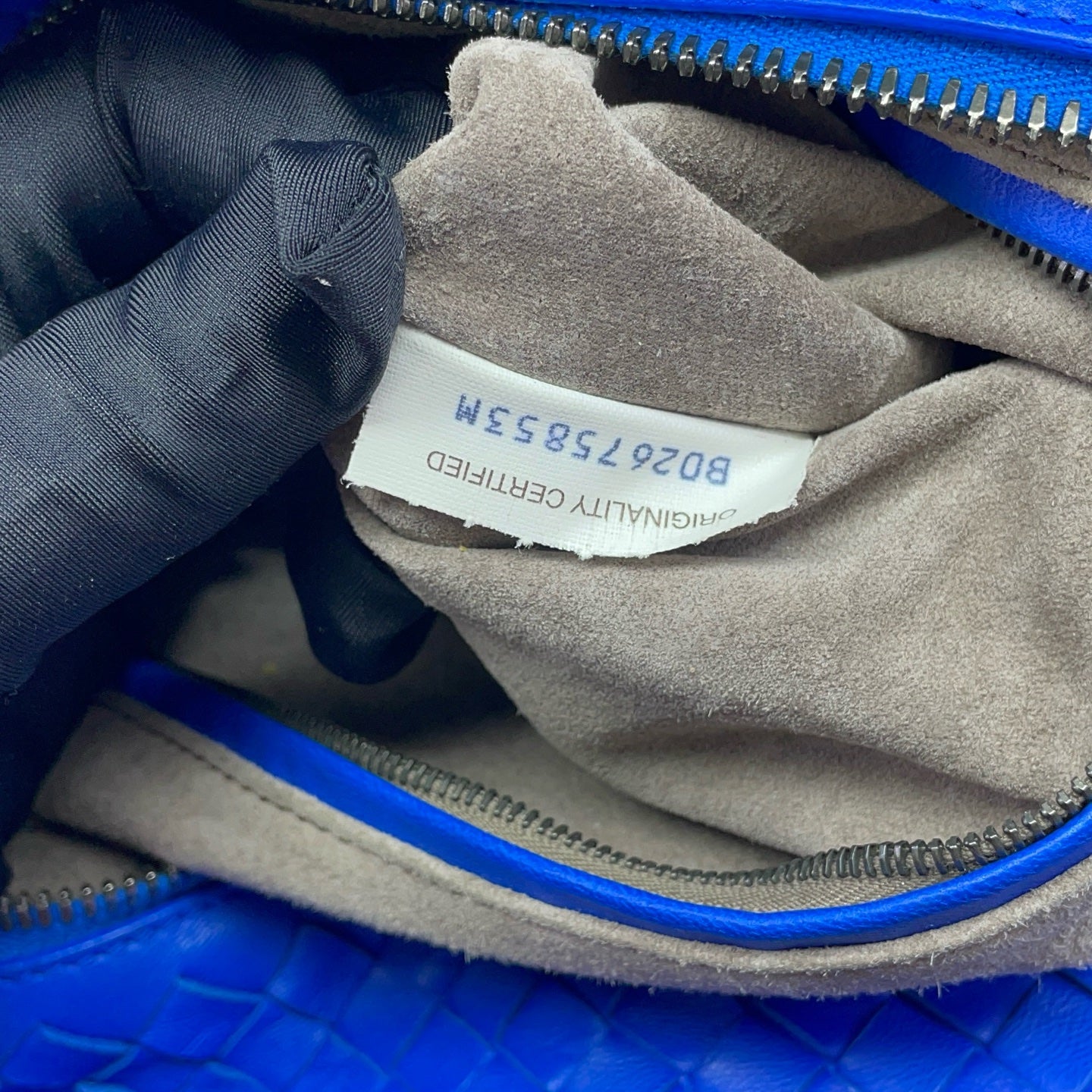 Bottega Veneta - Intrecciato Woven Top Handle Tote - Leather - Blue - (medium)