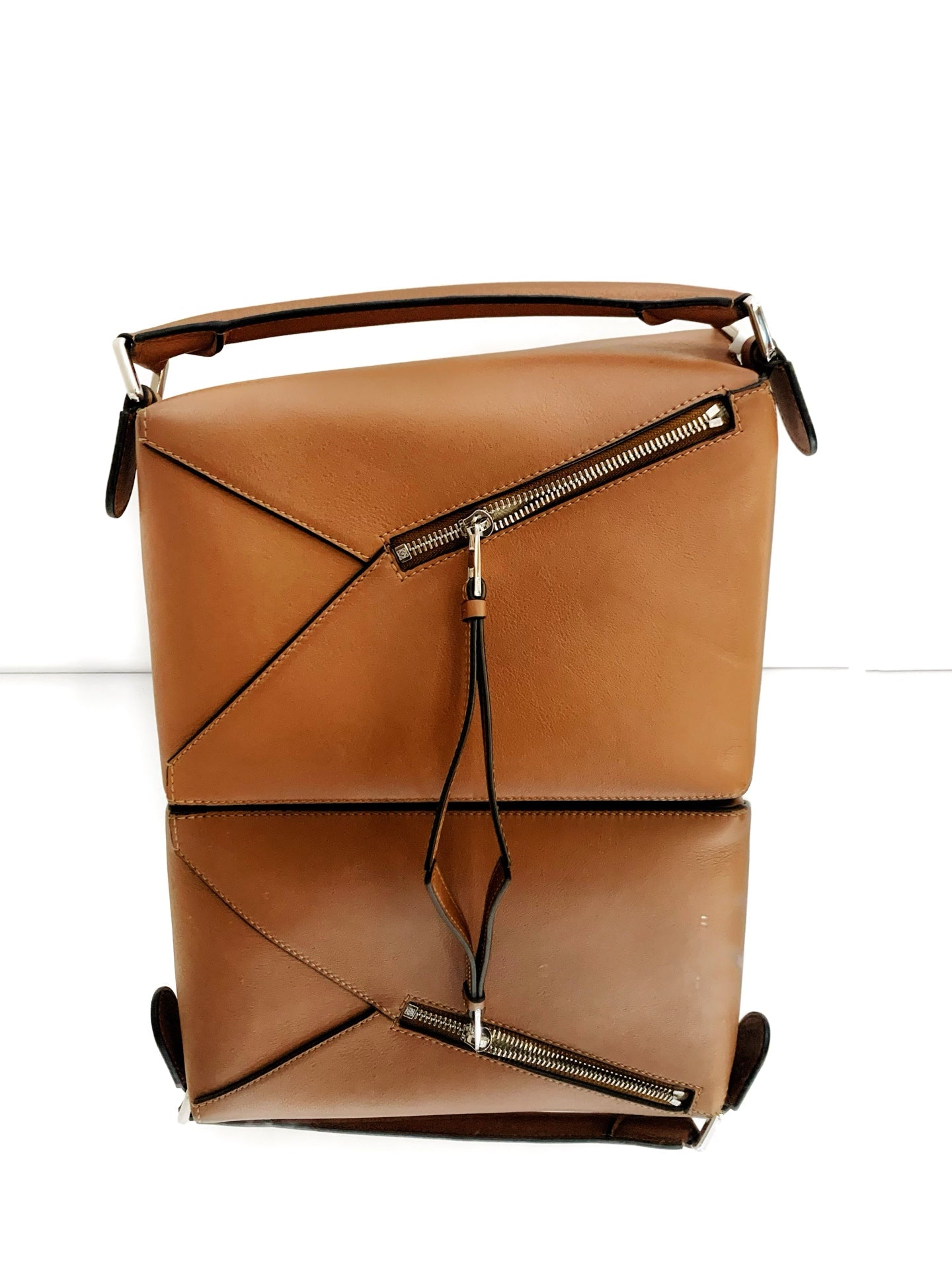 Loewe - Puzzle Edge Small Bag - Calfskin leather - Brown - (small)