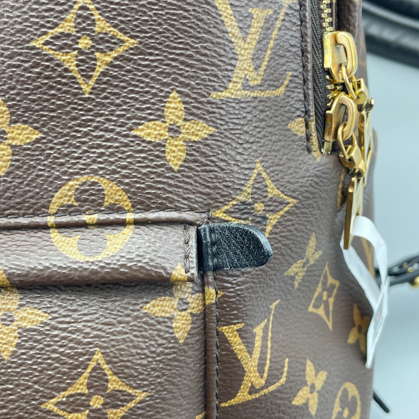 Louis Vuitton - Palm Springs Backpack - Monogram coated canvas with leather trim - Brown - (Medium)