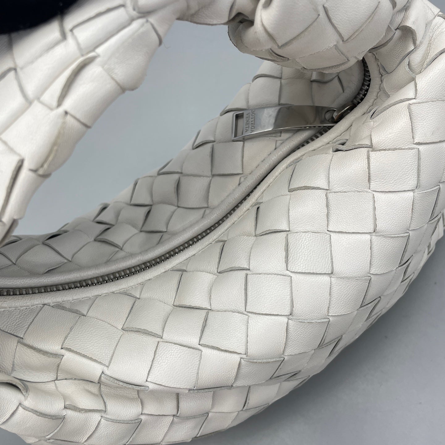 Bottega Veneta - Mini Jodie - Lambskin leather - White - (mini)