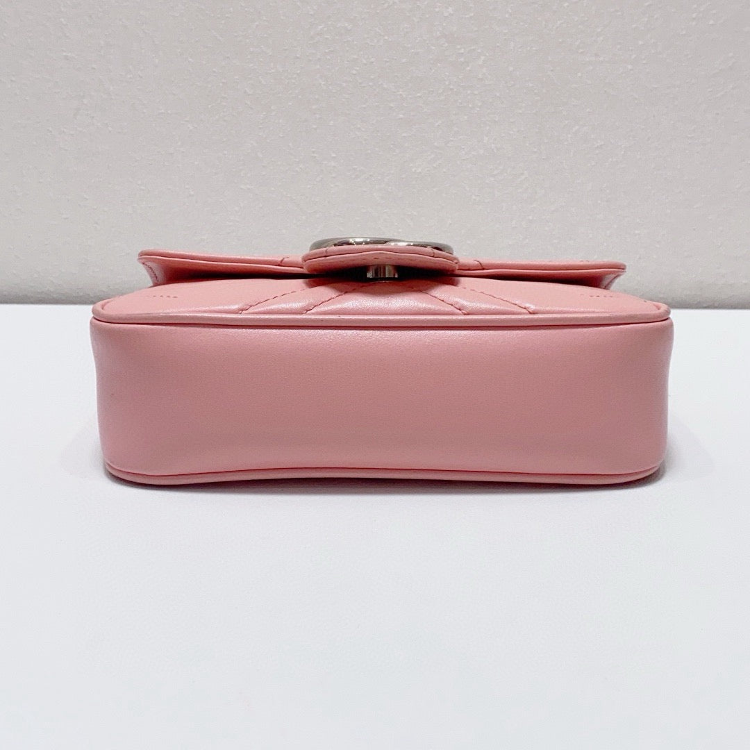 Gucci - Marmont Mini - Leather - Pink - (mini)