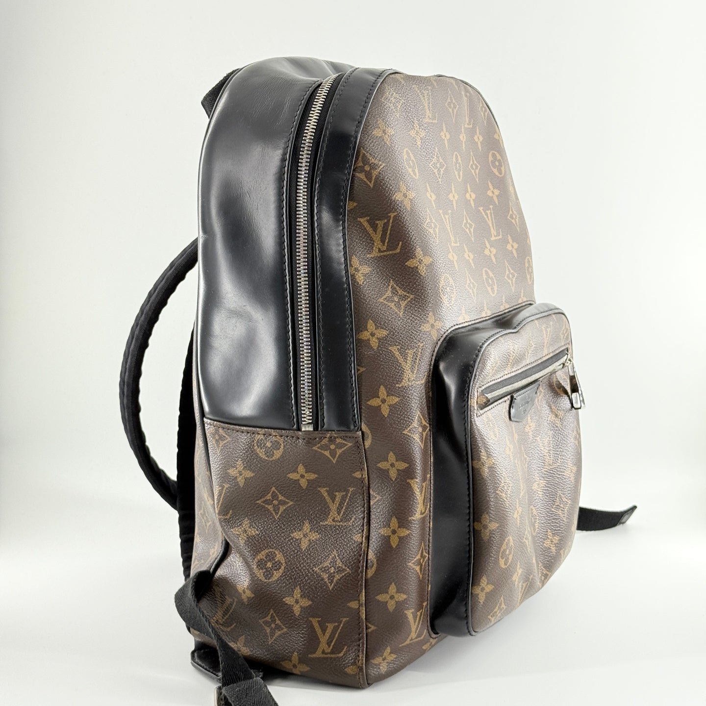 Louis Vuitton - Josh - Monogram coated canvas and leather - Brown and Black - (medium)