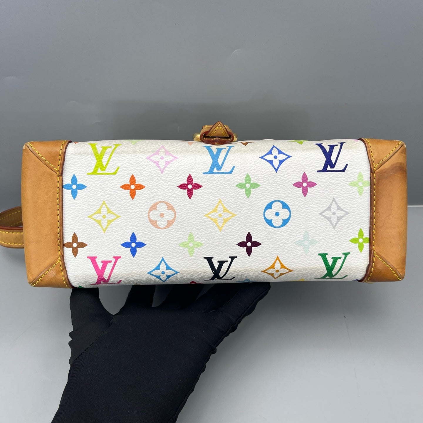 Louis Vuitton - Monogram Multicolore Shoulder Bag - Monogram Multicolore coated canvas with Vachetta leather trim - White, Multicolour - (medium)
