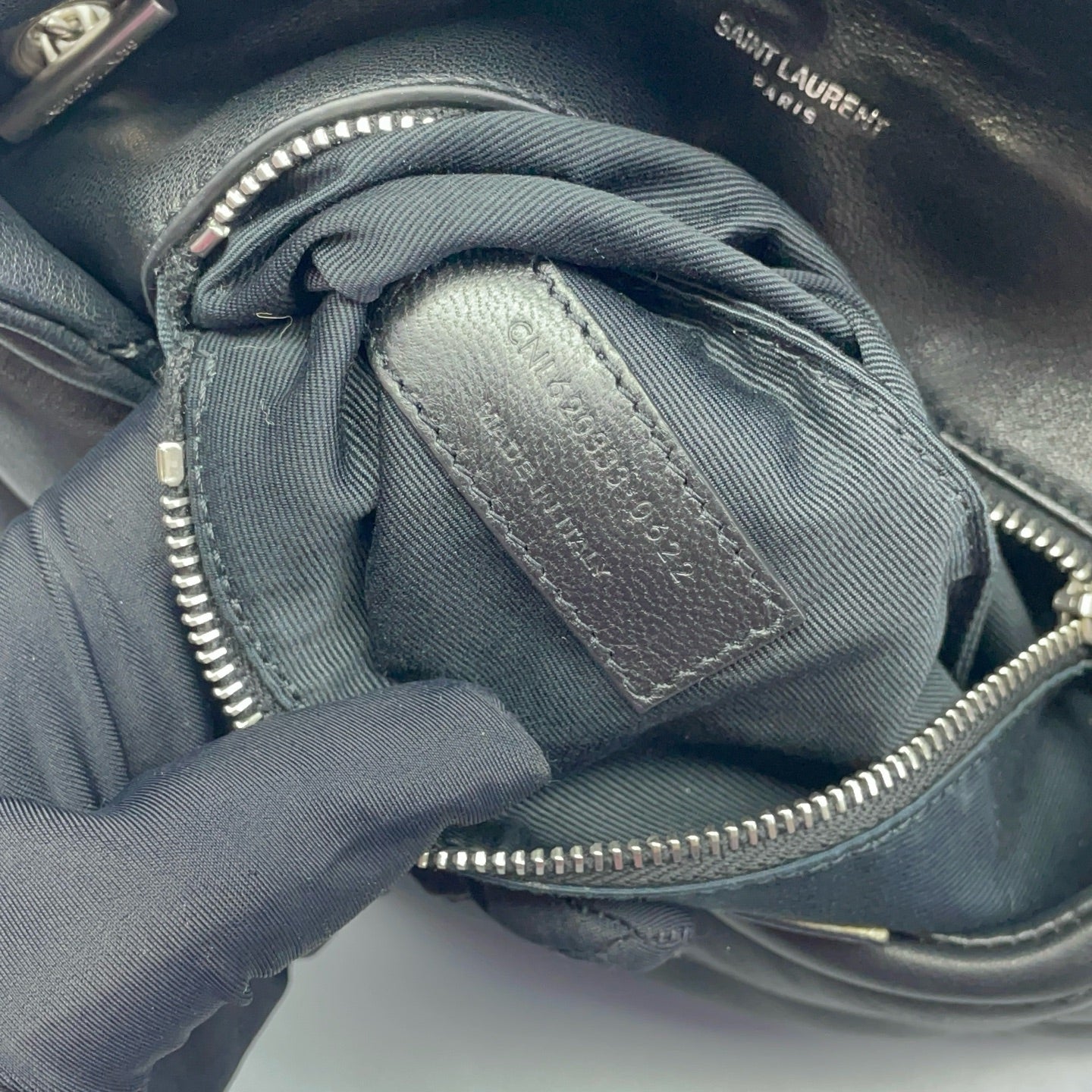 Saint Laurent - Puffer Mini Loulou - Lambskin leather - Black - (mini)