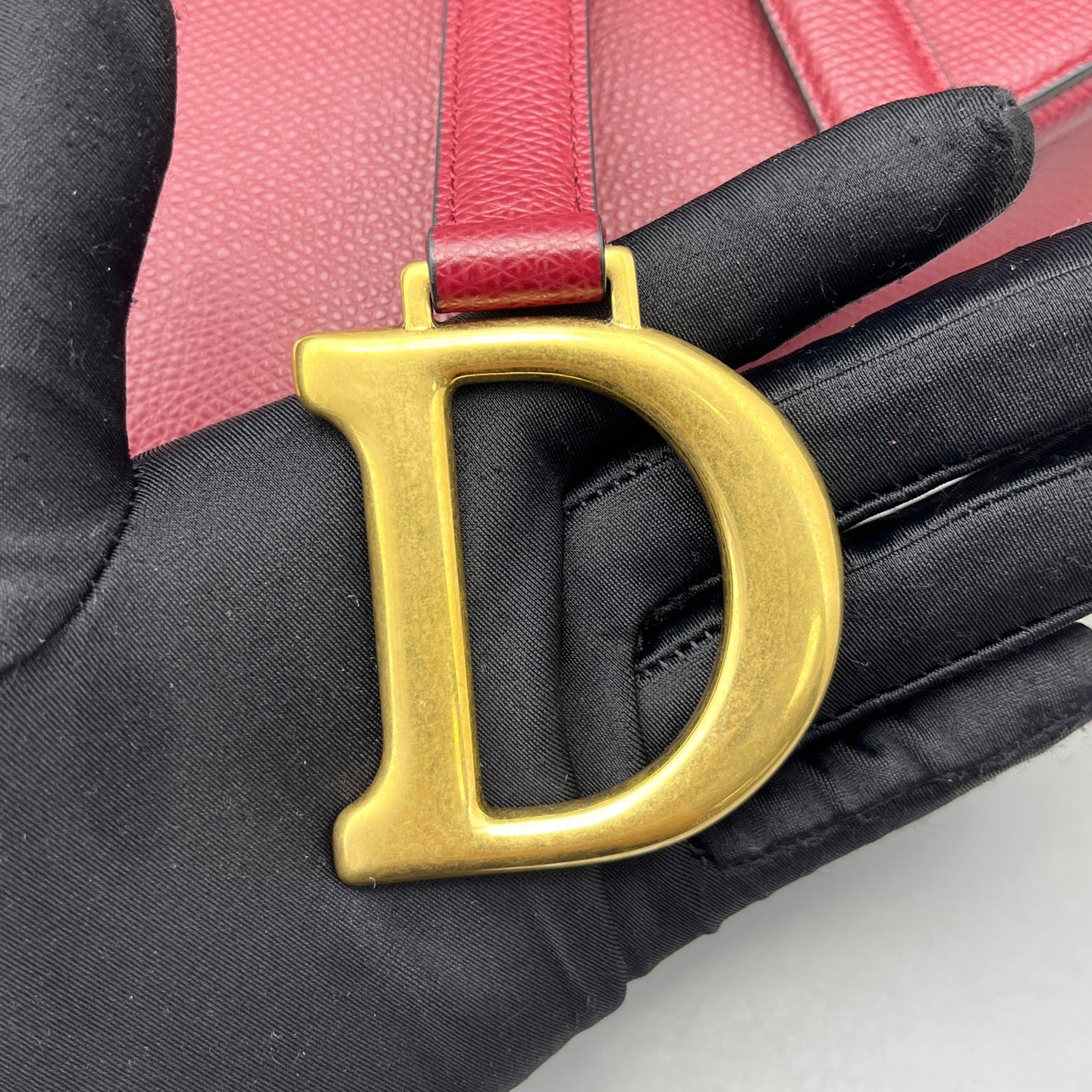 Dior - Saddle Bag - Leather - Burgundy - (medium)