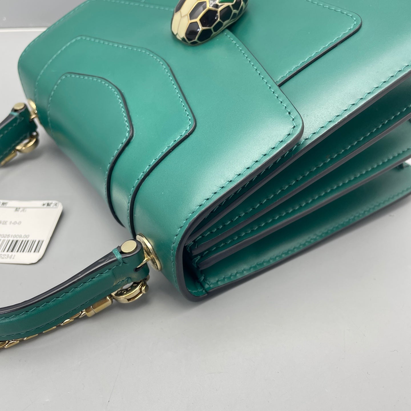 Bvlgari - Serpenti Forever Accordion Bag - Leather - Green - (small)