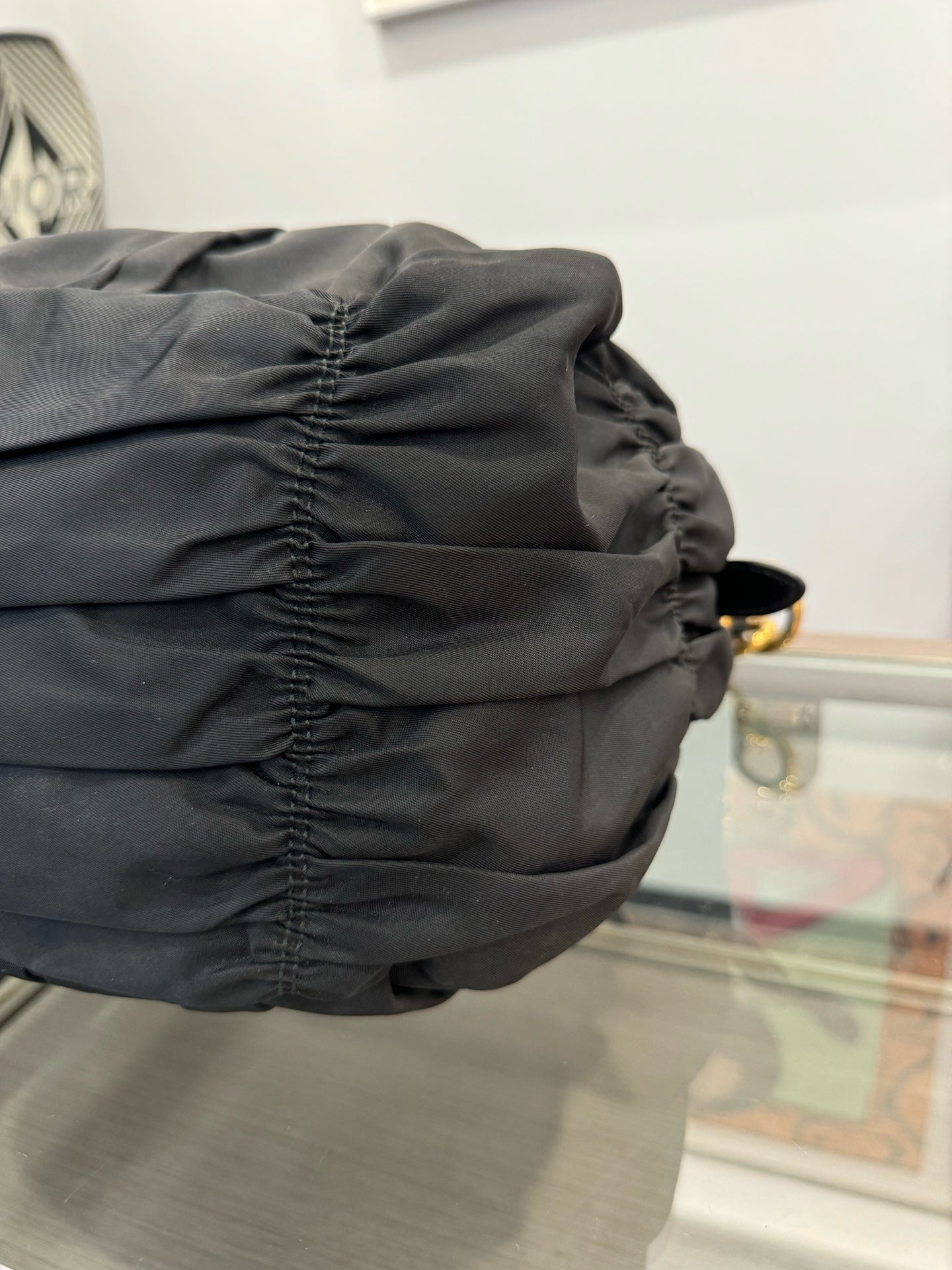 Prada - Tessuto Gaufre Tote - Polyamide and Leather - Black - (Medium)
