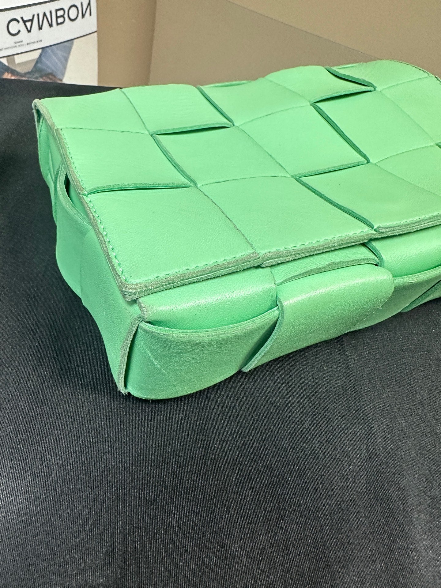 Bottega Veneta - Padded Cassette - Lambskin leather - Green - (small)