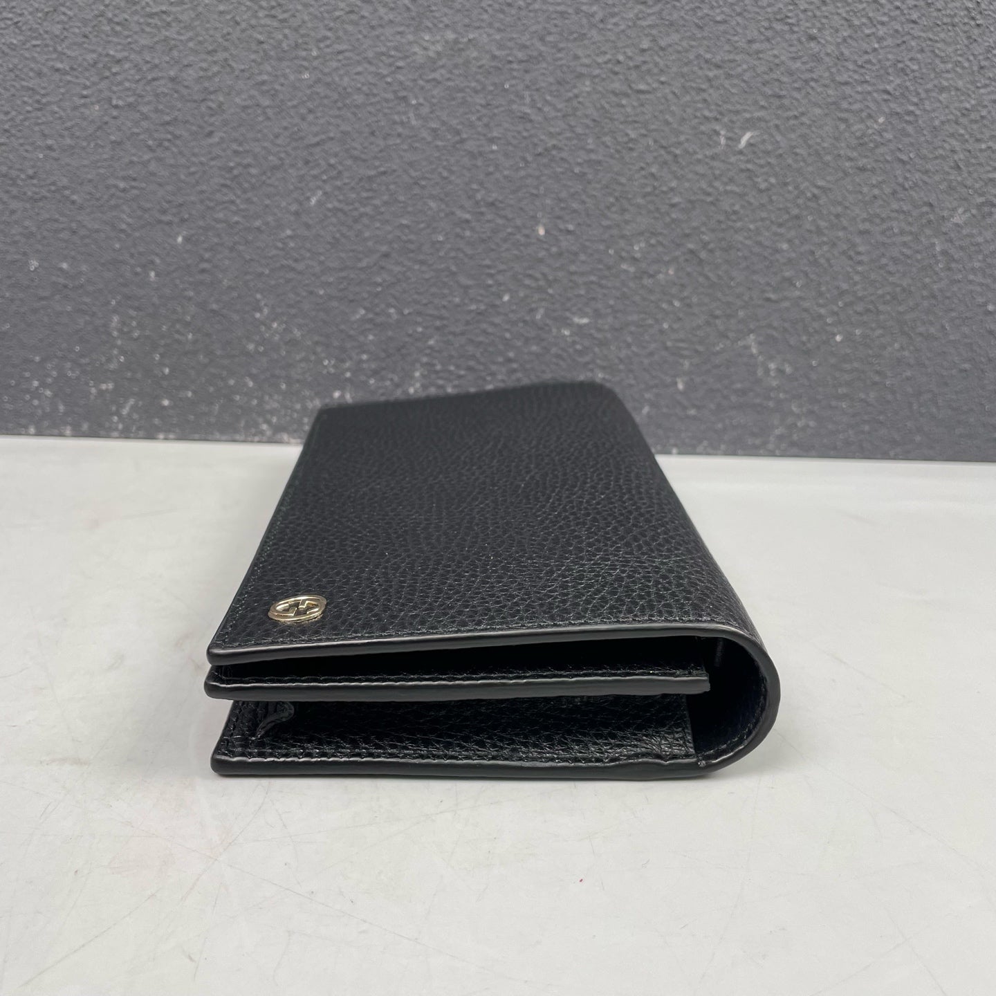 Gucci - WOC Crossbody Bag - Pebbled leather - Black - (mini)