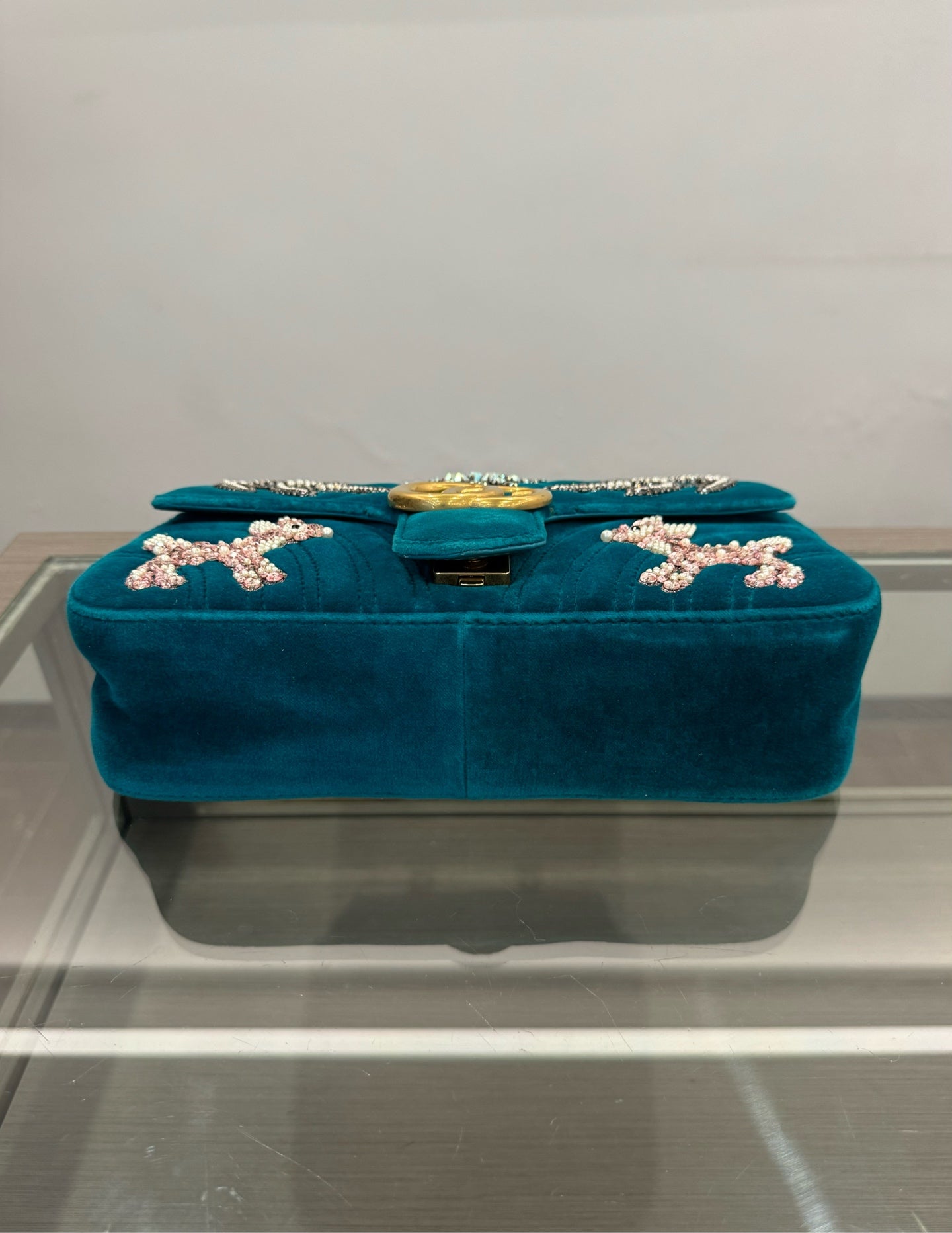 Gucci - Marmont Limited Edition - Velvet - Blue - (small)