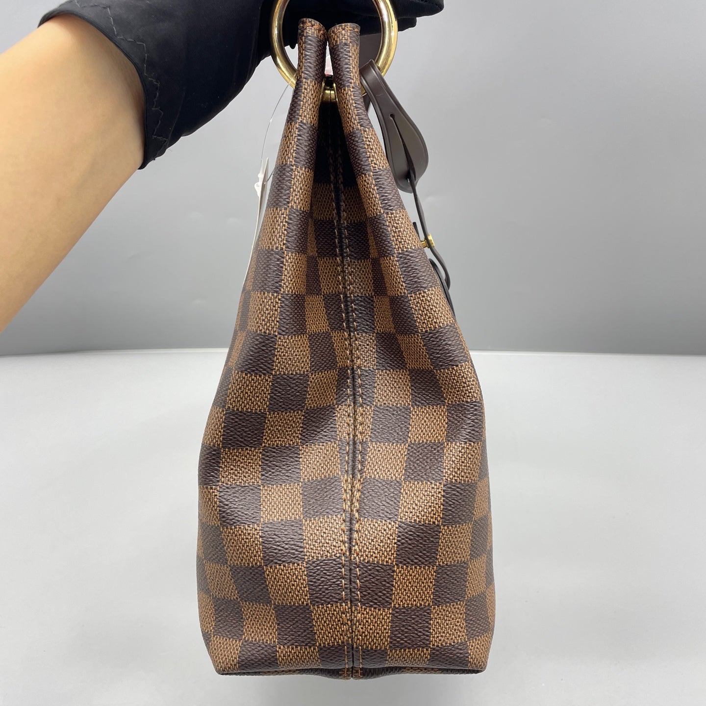 Louis Vuitton - Graceful - Damier Ebene coated canvas with leather trim - Brown - (medium)