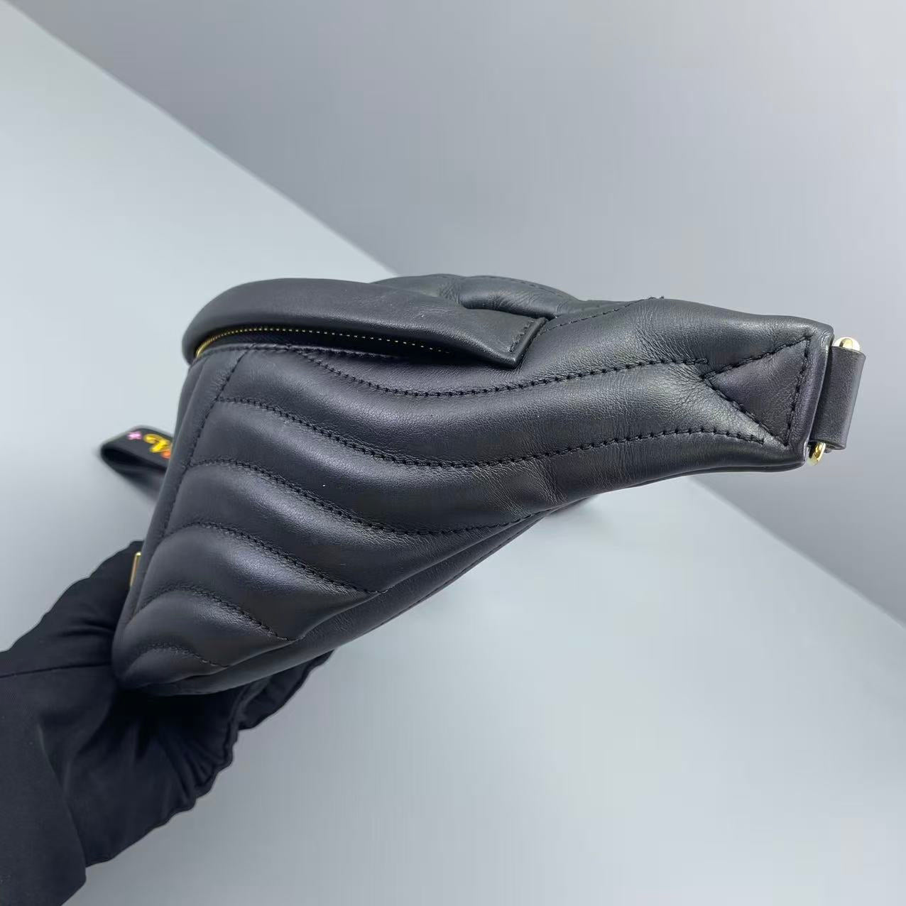 Louis Vuitton - New Wave Bumbag - Calfskin leather - Black - (medium)