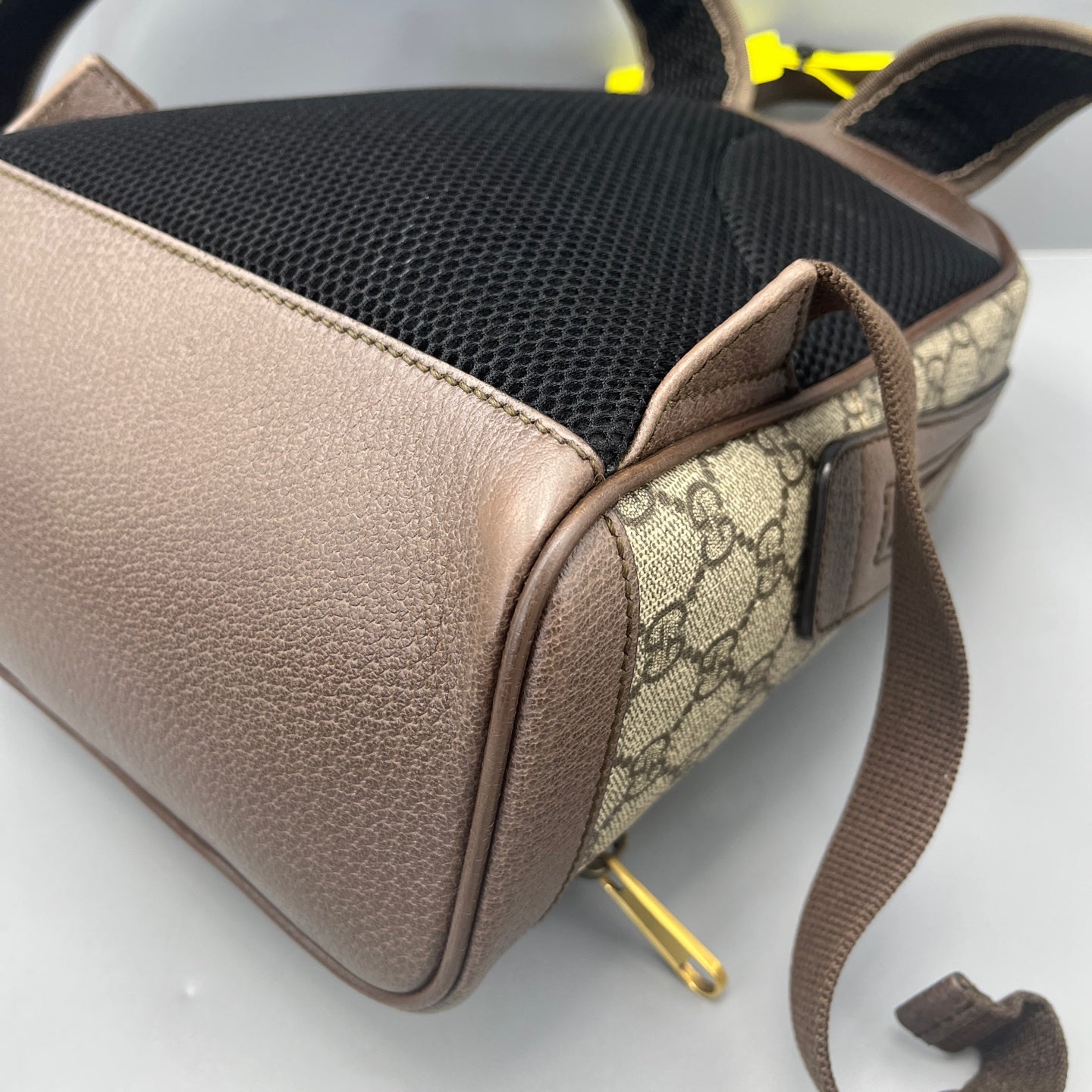 Gucci - Ophidia Mini Backpack - GG Supreme canvas with leather trim - Ebony (Brown) - (Small)