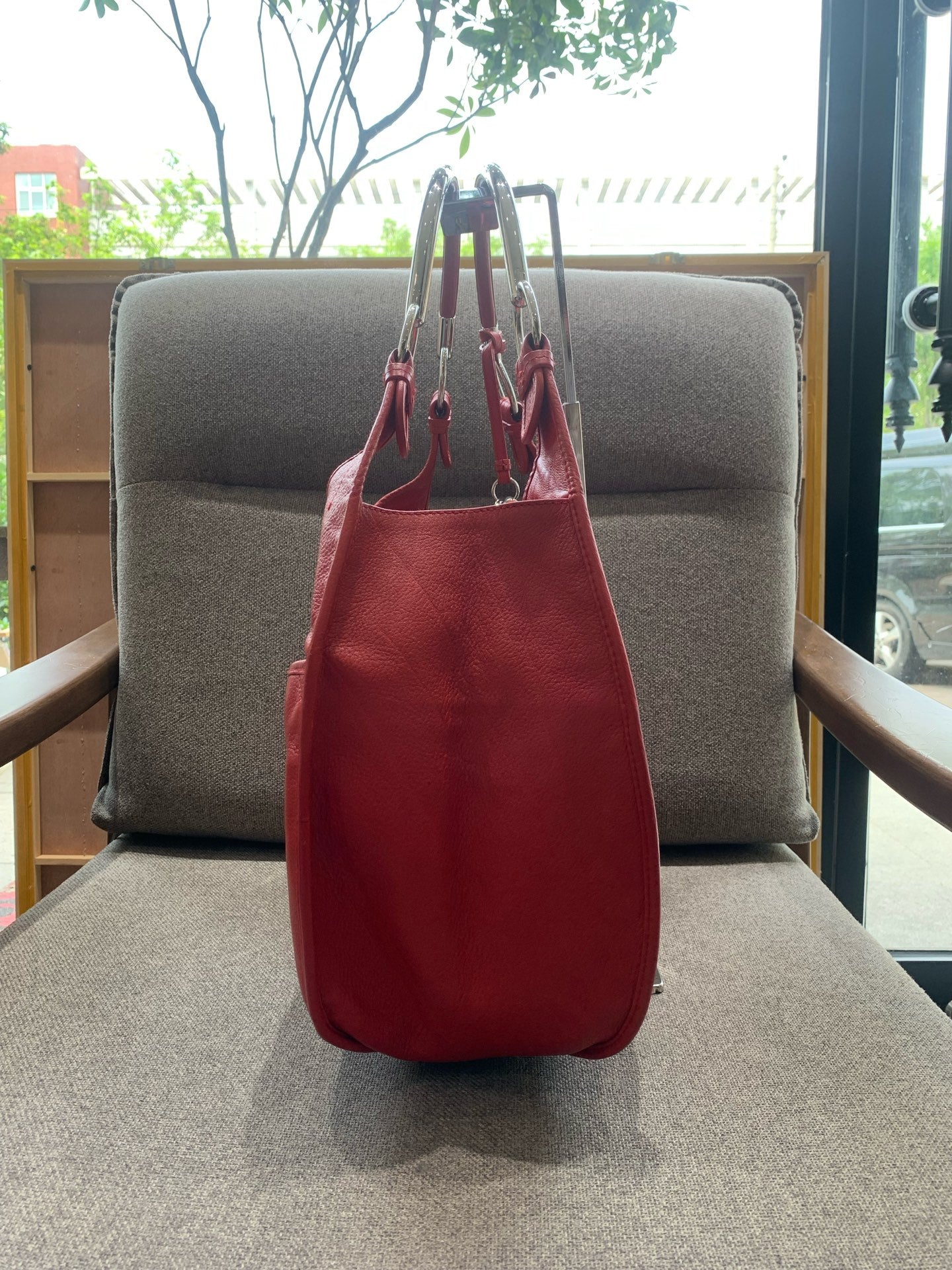 Dior - Hobo Bag - Leather - Red - (Medium)