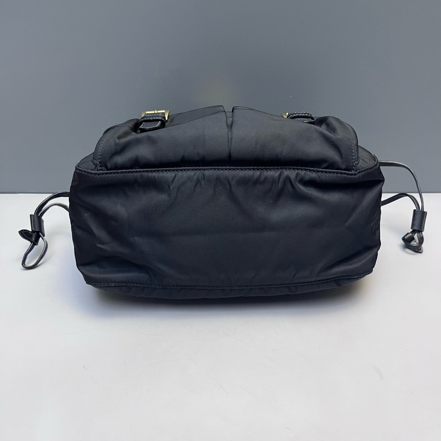 Prada - Nylon Messenger Bag - Nylon and Leather - Black - (medium)