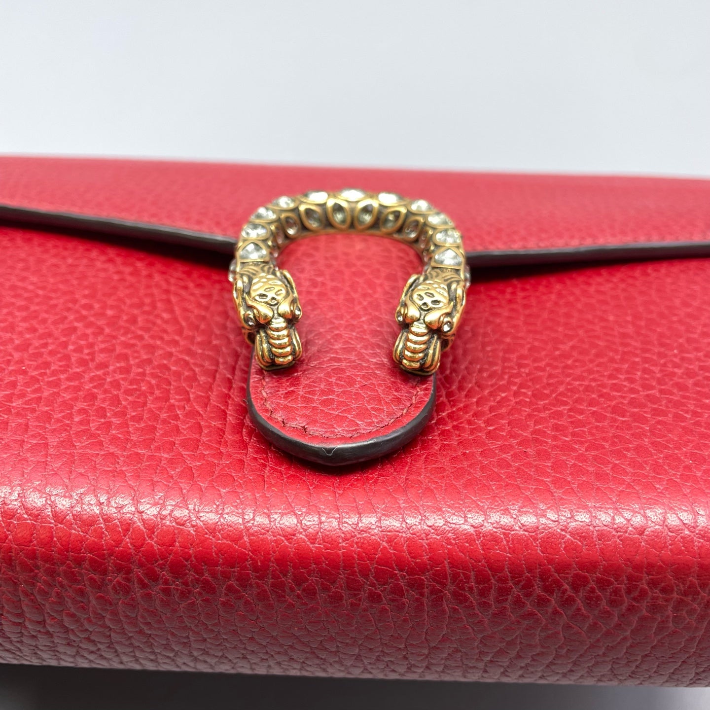Gucci - Dionysus WOC - Grained leather - Red - (mini)