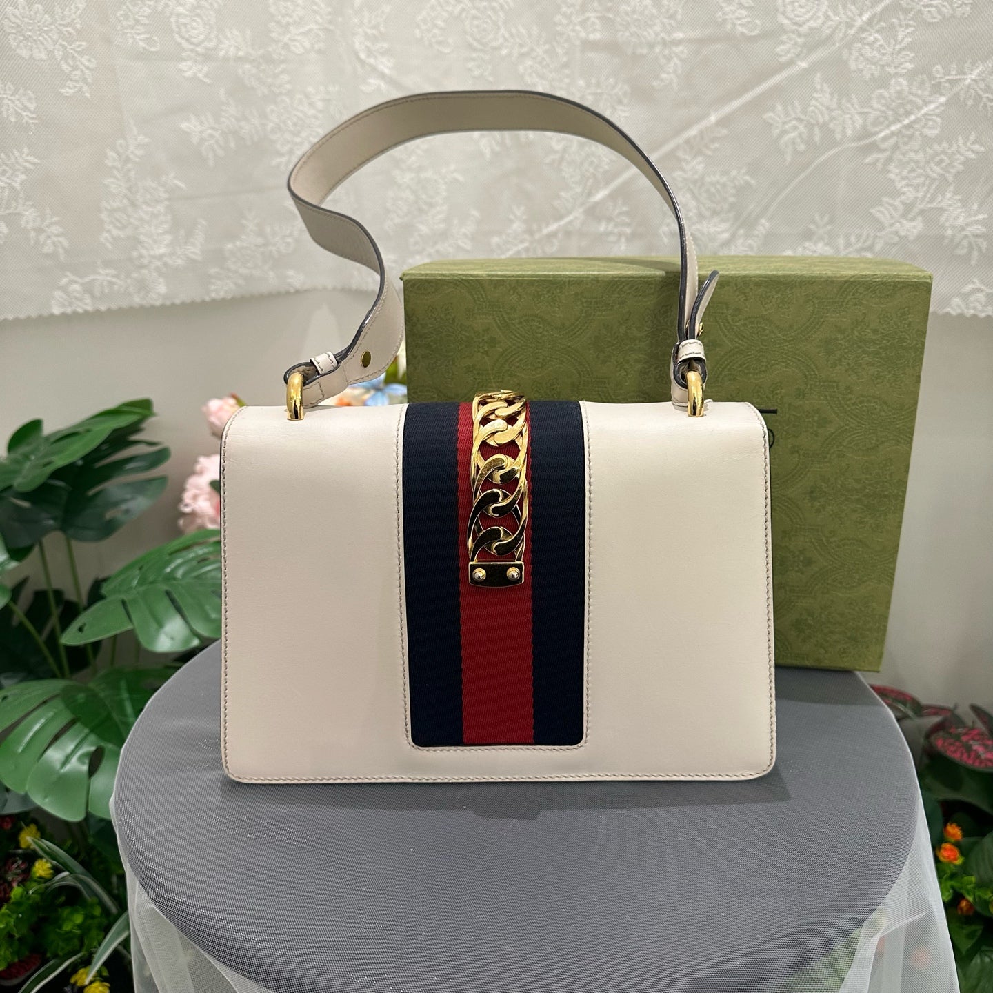 Gucci - Sylvie - Leather - White - (medium)