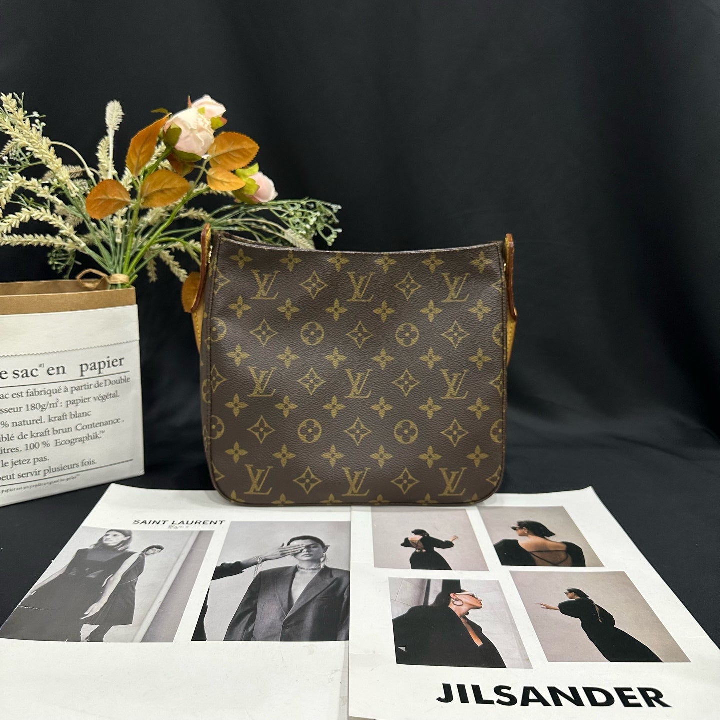Louis Vuitton - Loop Bag - Monogram canvas with Vachetta leather trim - Brown - (Medium)