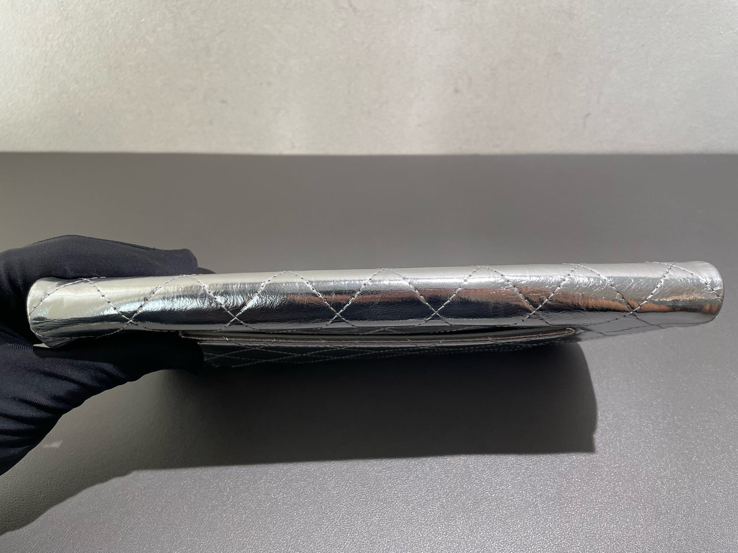 Chanel - 31 Bag Clutch - Waxy leather - Silver - (small)