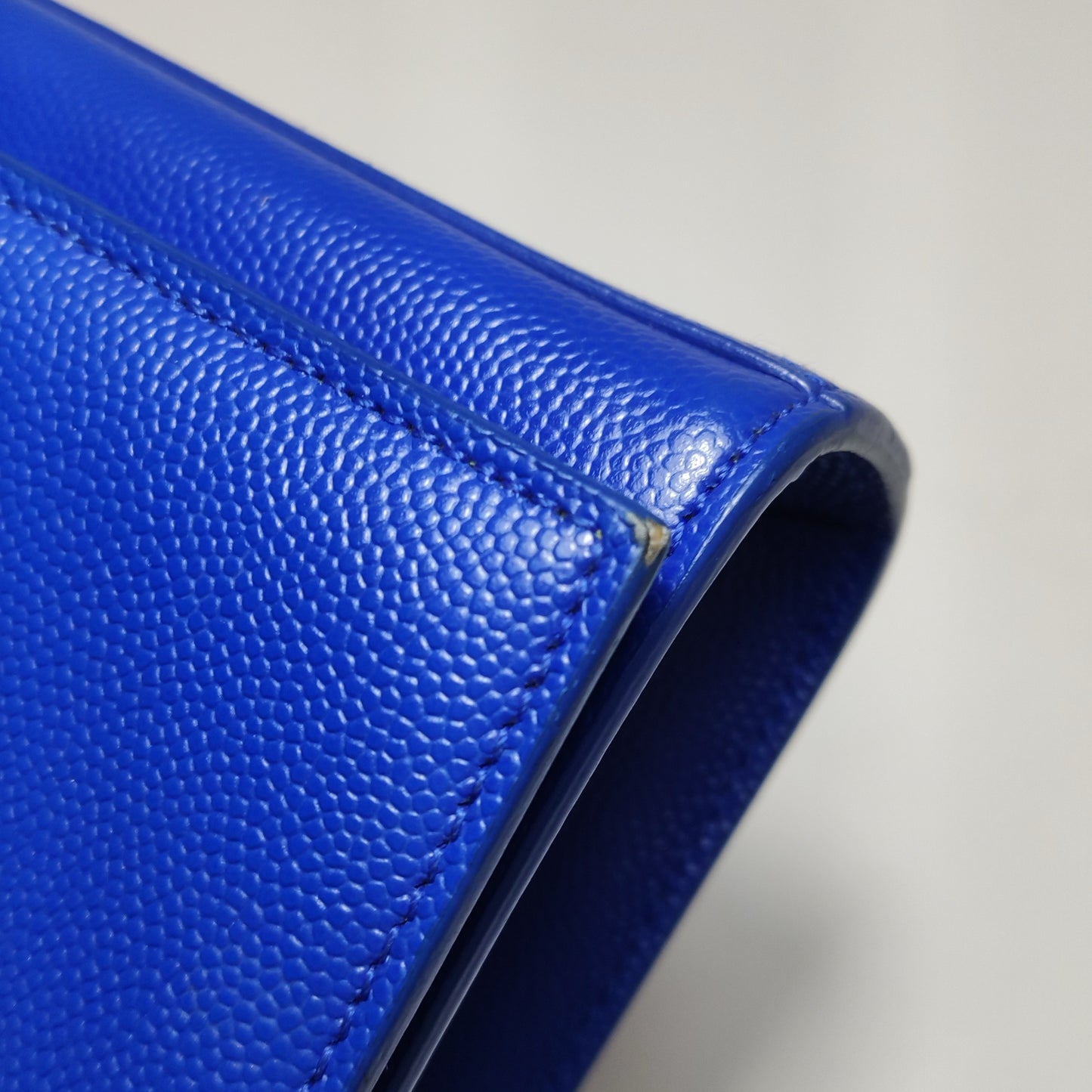 Saint Laurent - Kate - Grained Leather - Blue - (mini)