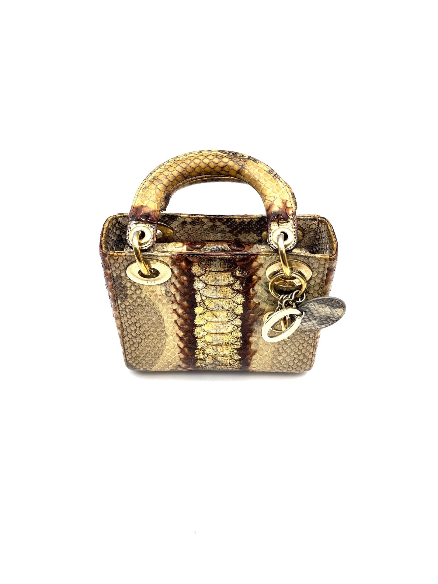 Dior - Lady Dior Mini - Exotic leathers - Python - Multicolour - (mini)