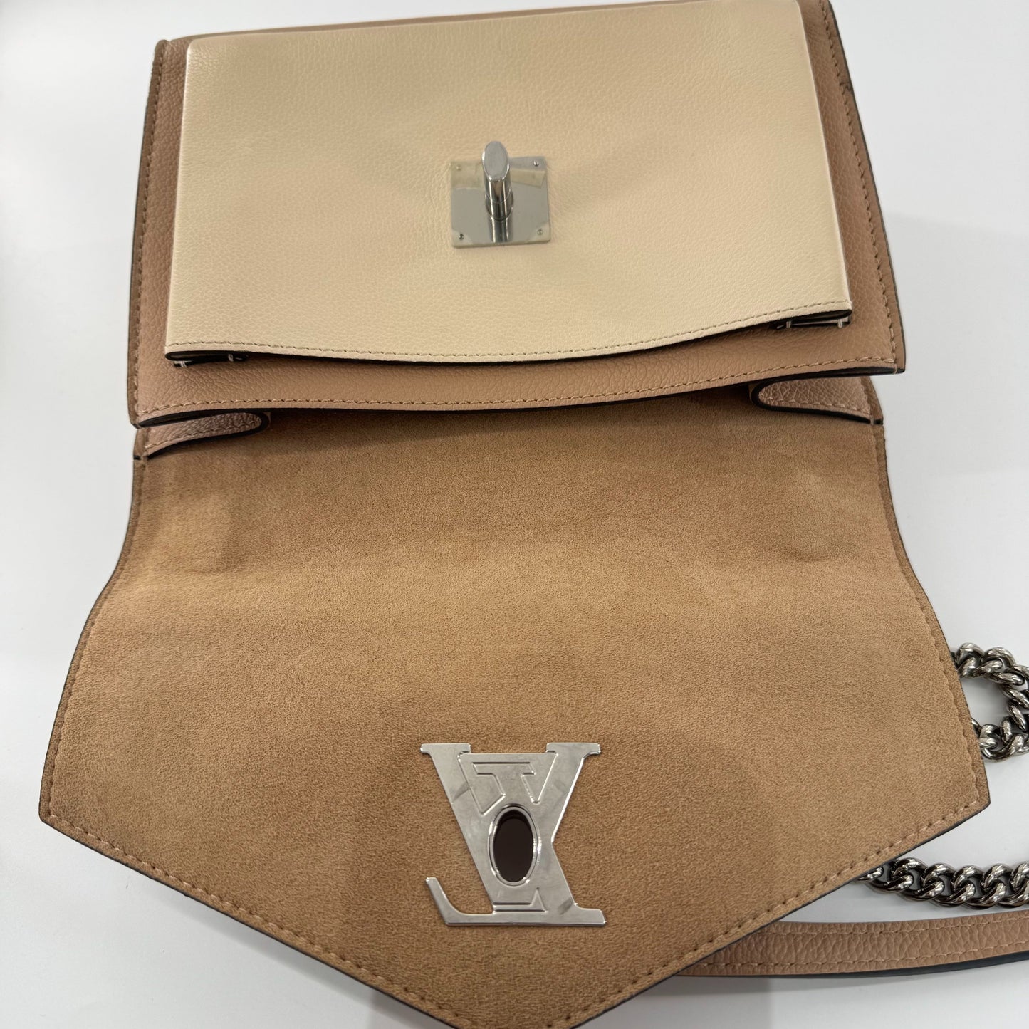 Louis Vuitton - Lockme Chain Bag - Leather - Beige - (Small)