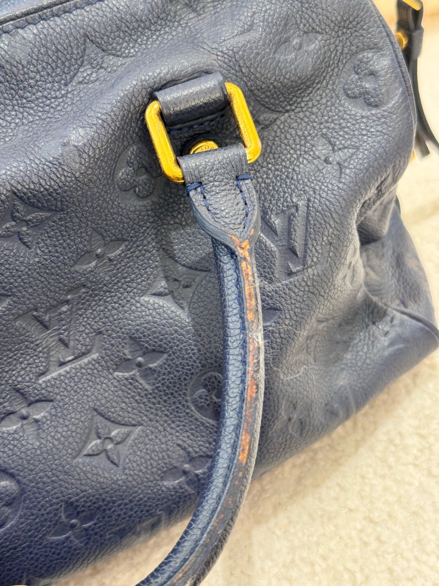 Louis Vuitton - Speedy Bandoulière 25 - Leather - Navy - (Small)