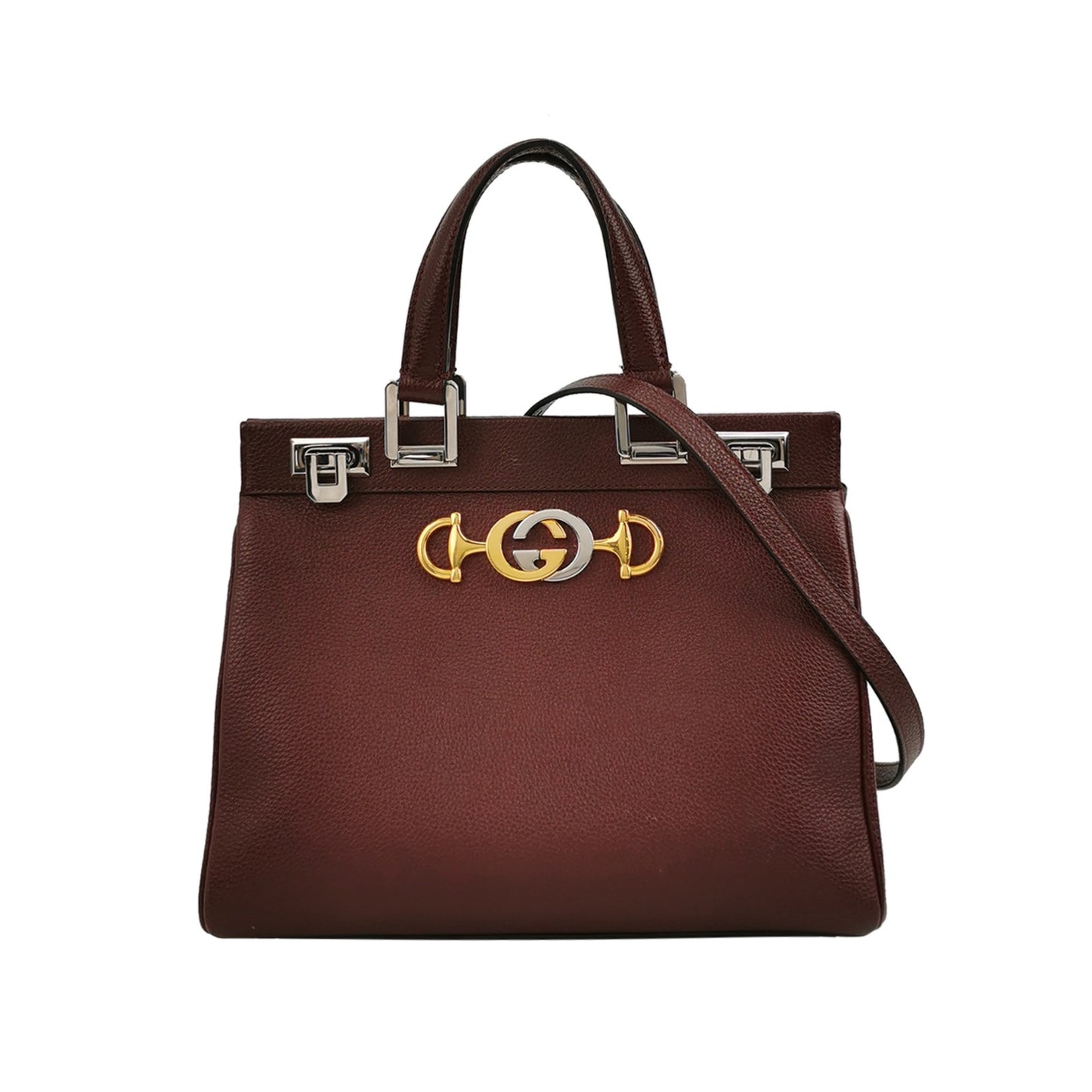 Gucci - Zumi - Leather - Burgundy - (small)
