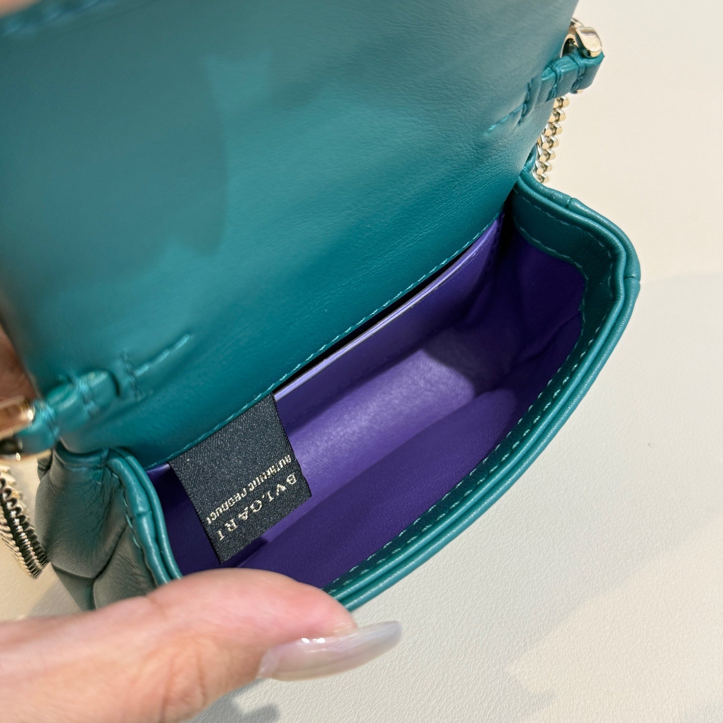 Bvlgari - Serpenti Cabochon Micro Bag - Leather - Green - (mini)