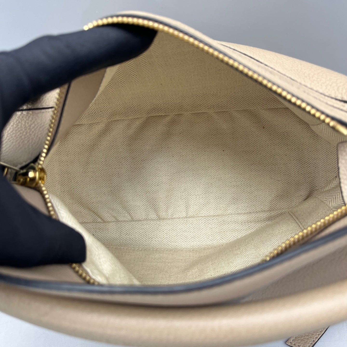 LOEWE - Puzzle Bag Small - Grained calfskin leather - Beige - (Small)