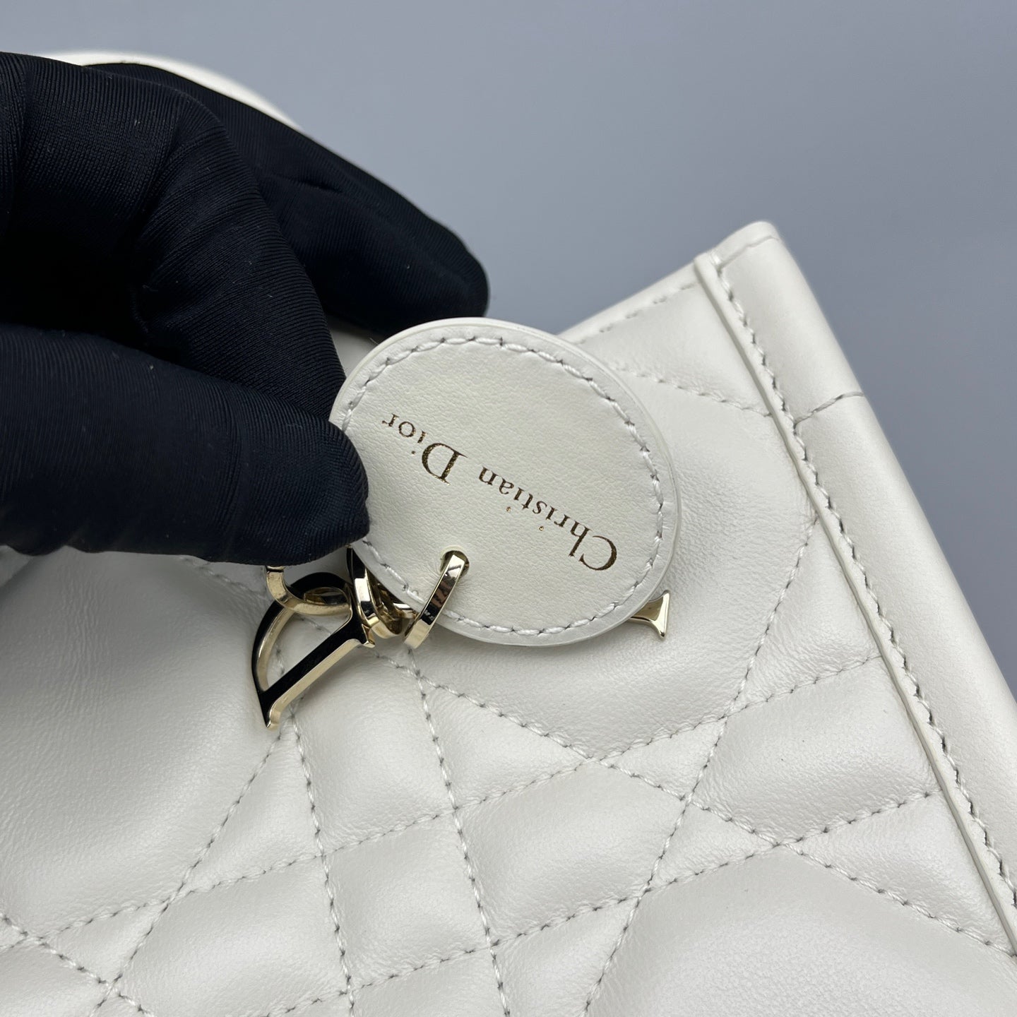 Dior - Lady Dior Mini - Leather - White - (mini)