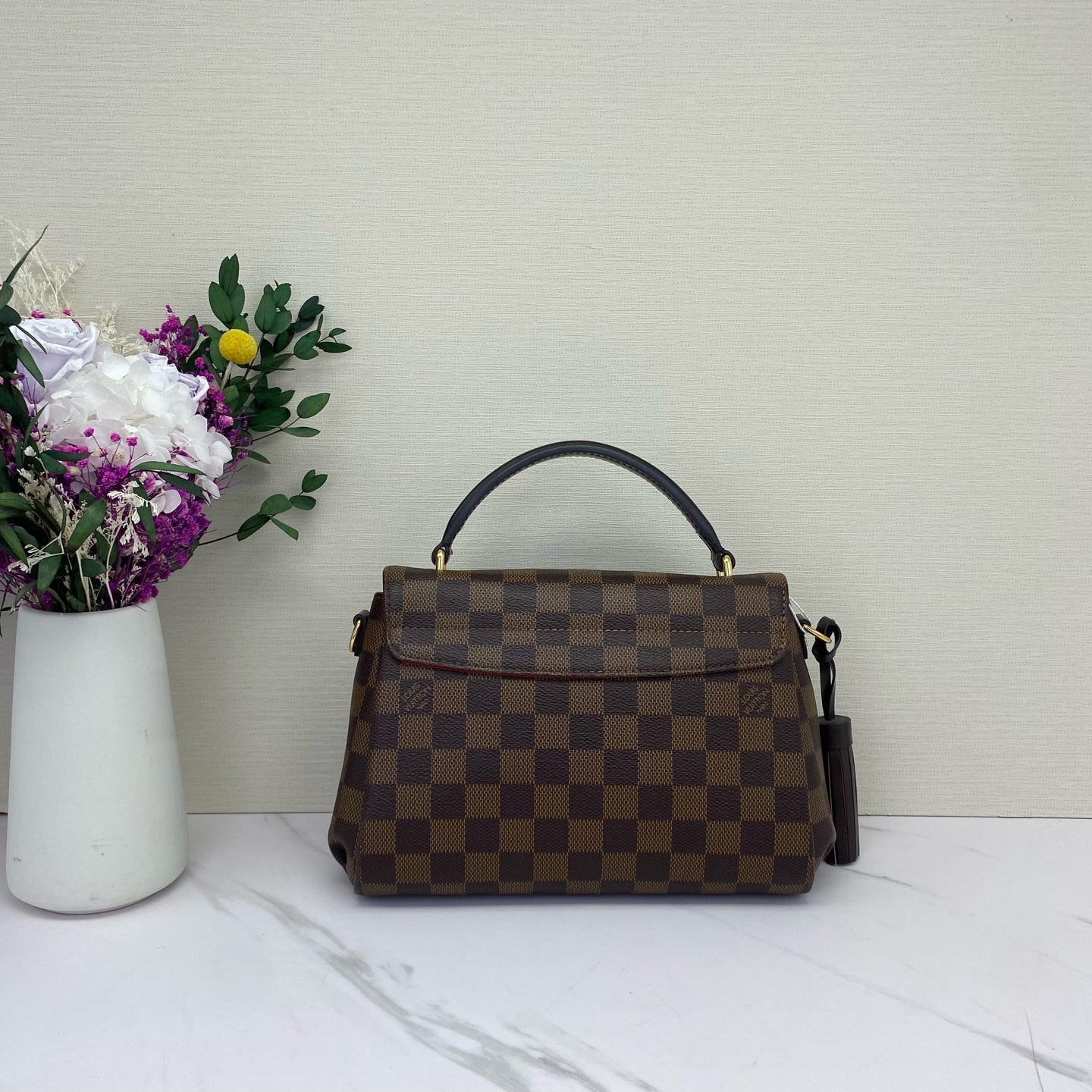 Louis Vuitton - Croisette - Damier Ebene coated canvas with leather trim - Brown - (Medium)
