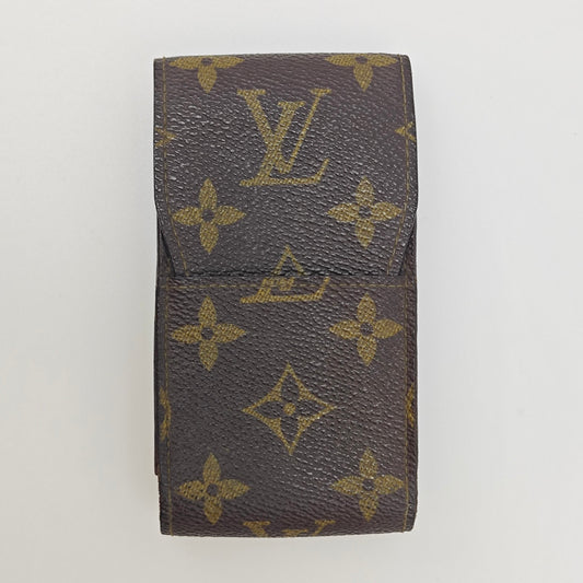 Louis Vuitton - Cigarette Case - Monogram coated canvas with leather interior - Brown - (small)