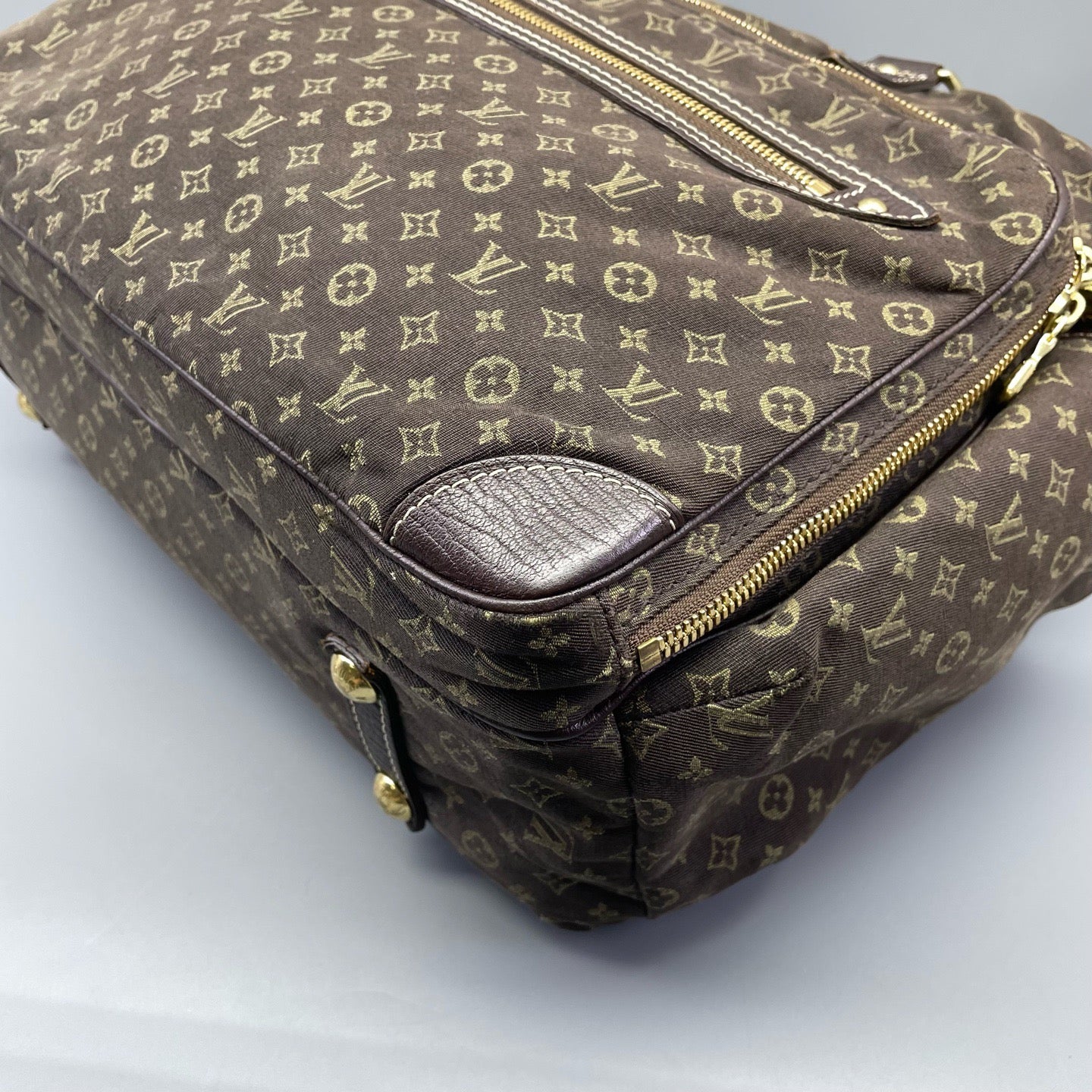Louis Vuitton - Monogram Denim Messenger Bag - Denim with Leather trim - Brown - (large)