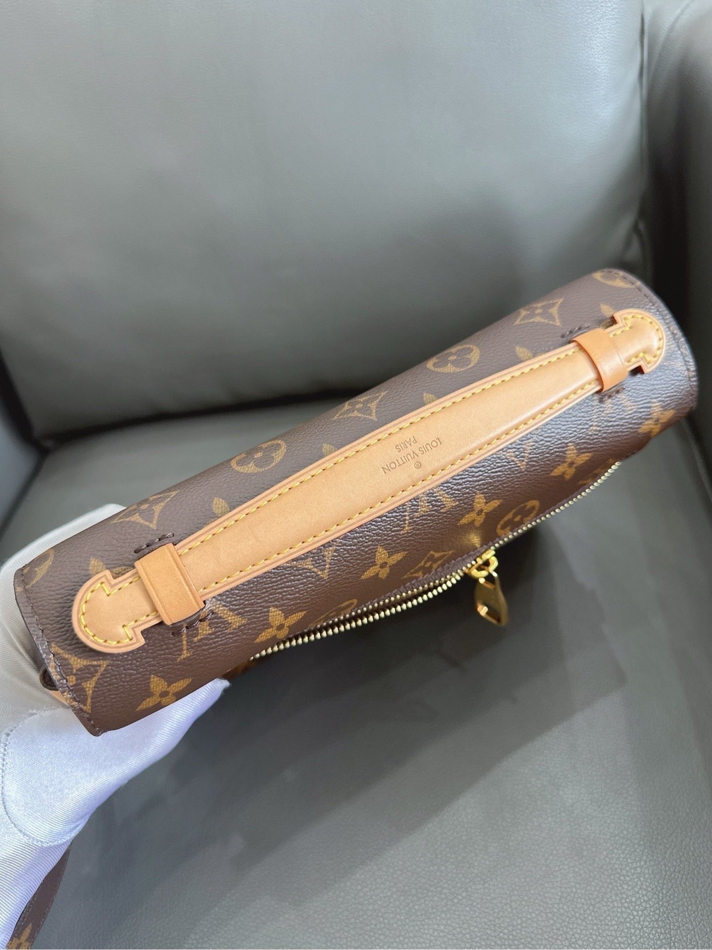 Louis Vuitton - Pochette Métis - Monogram coated canvas with natural cowhide leather trim - Brown - (medium)