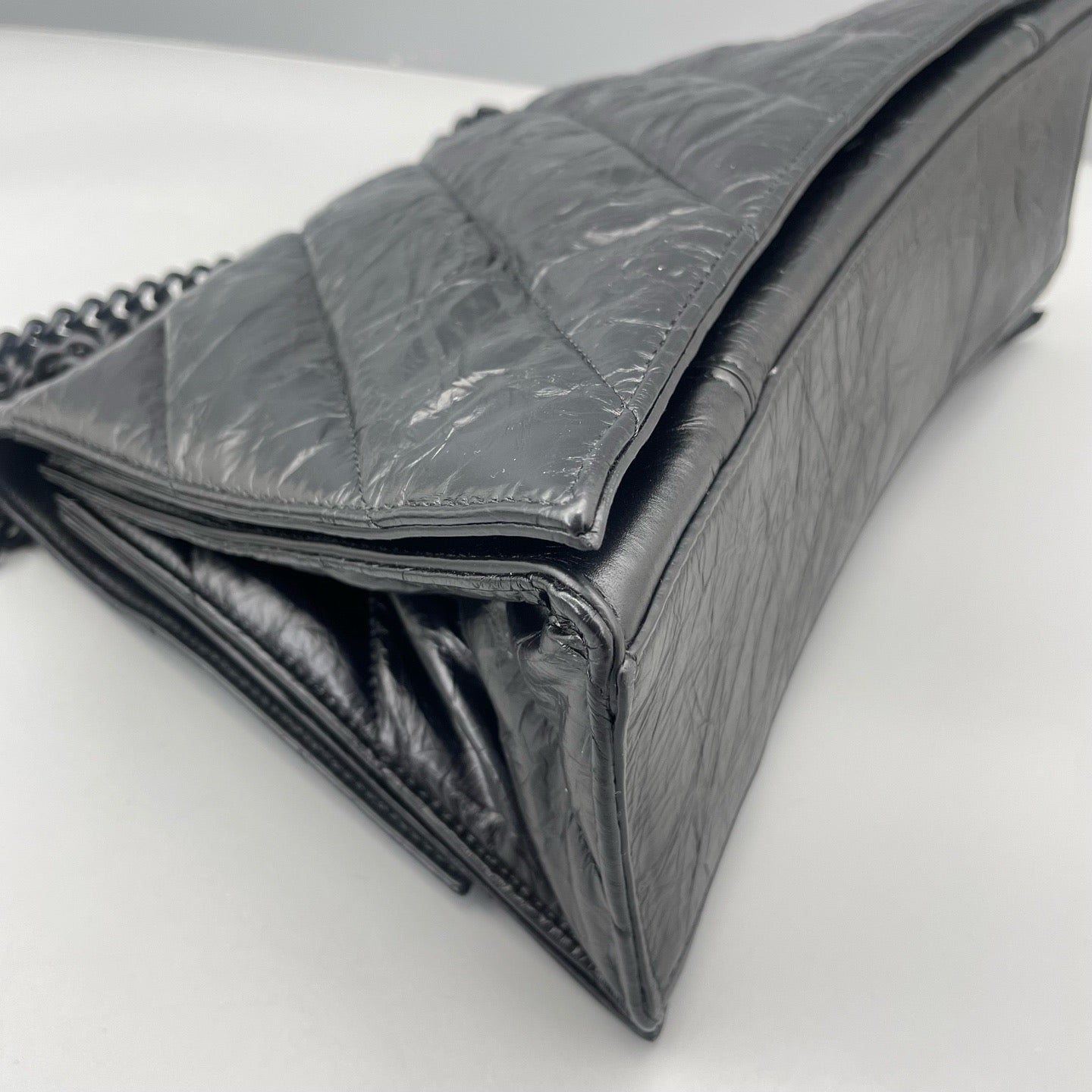 Balenciaga - Crush Medium - Leather - Black - (medium)