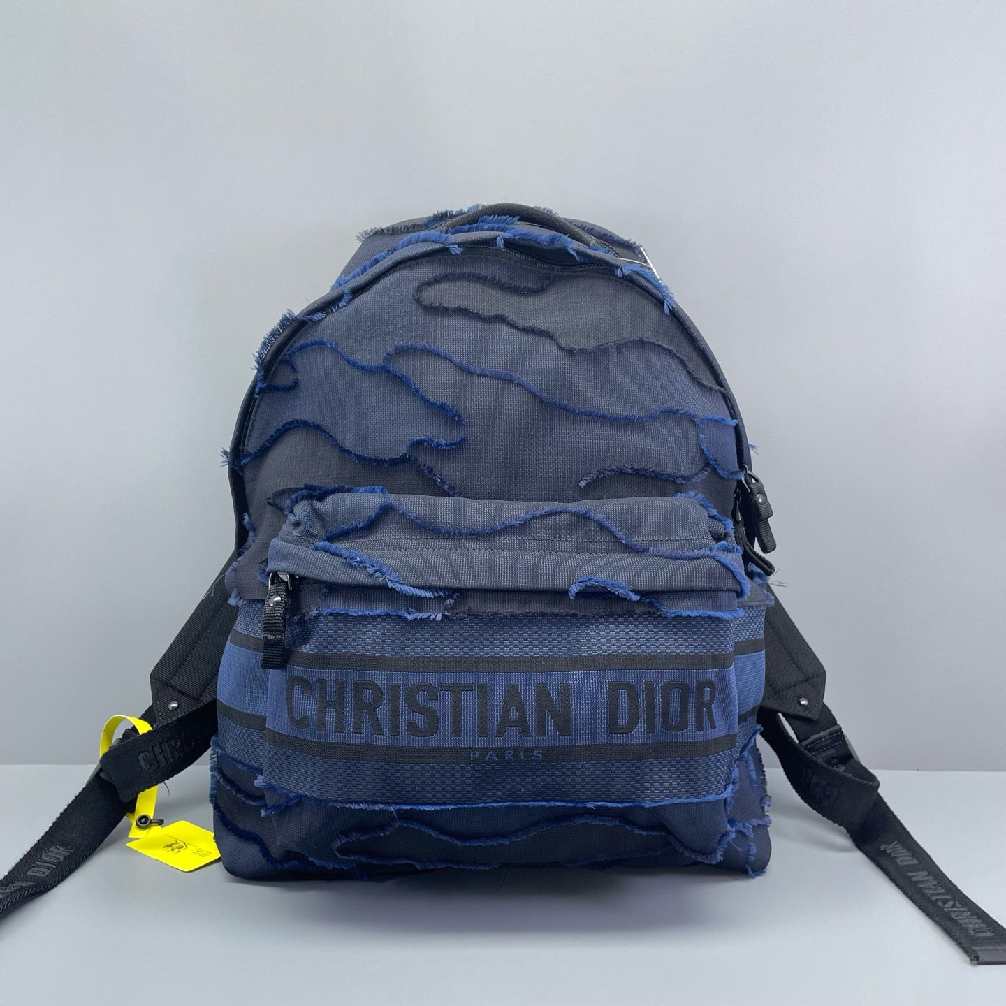 Dior - Camp Backpack - Canvas with fabric appliques - Blue - (Large)