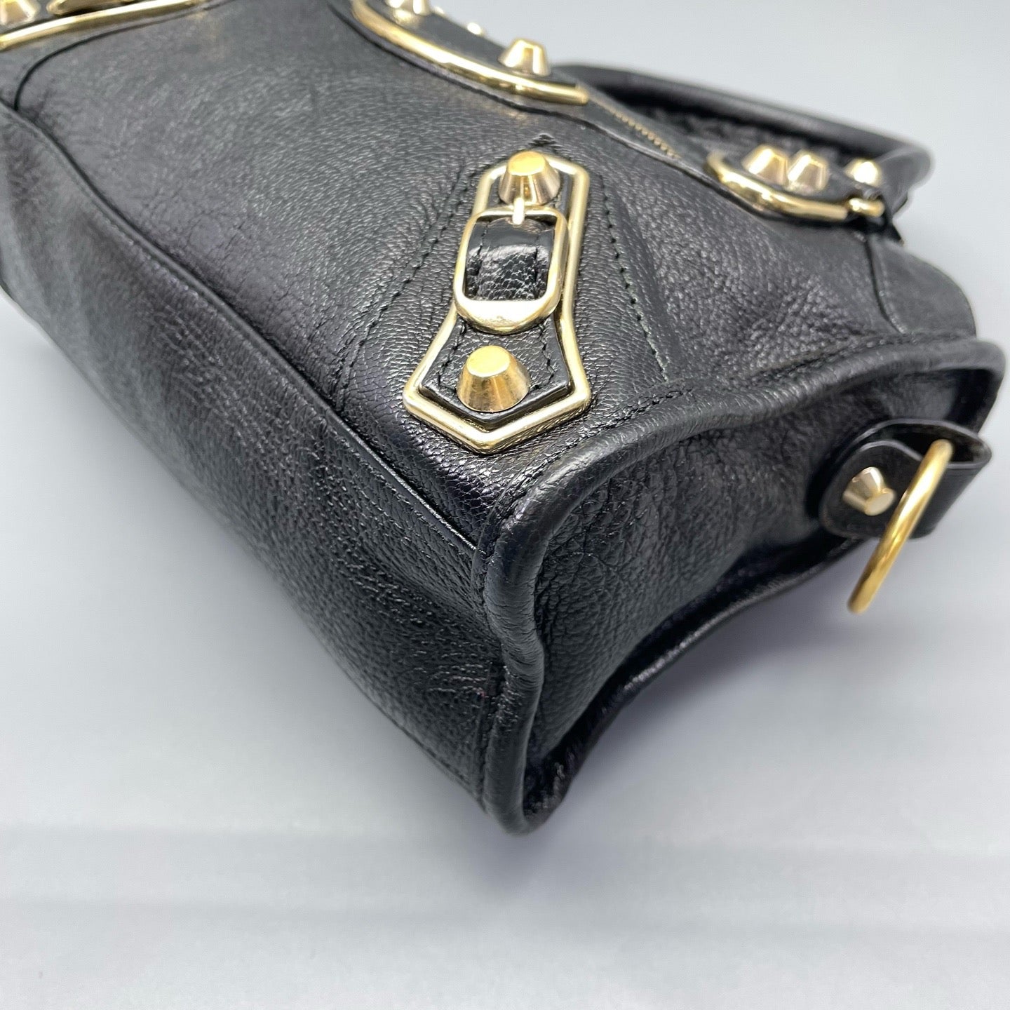 Balenciaga - Classic City Mini - Grained lambskin leather - Black - (mini)